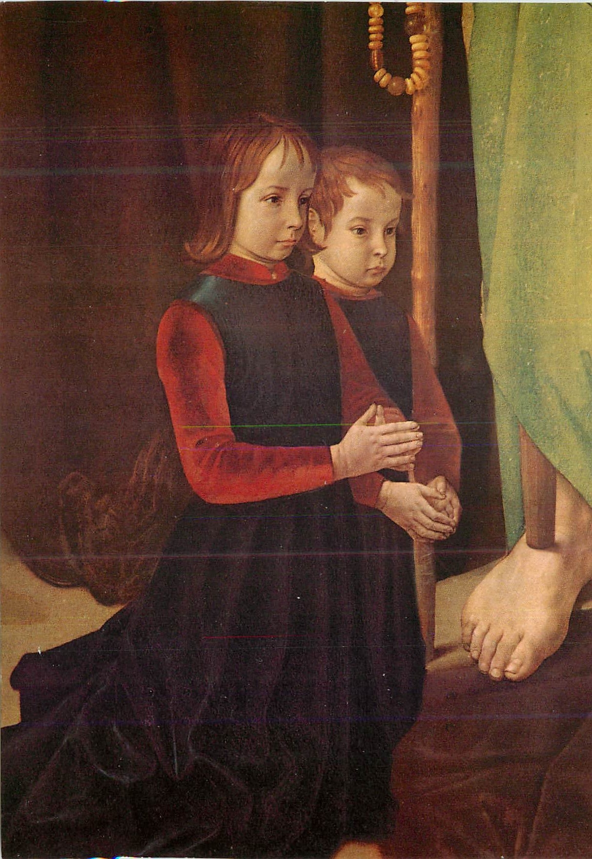 CPM Firenze Galleria Uffizi Van der Goes Portinari Triptychon