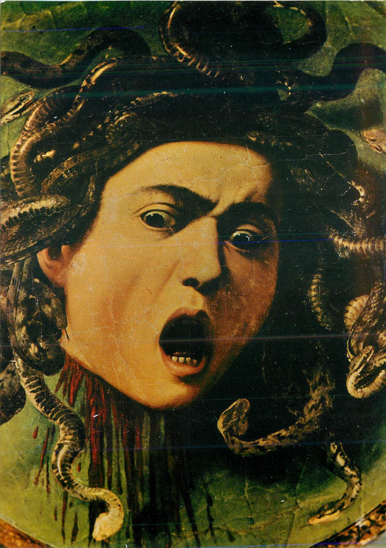 CPM Firenze Galleria Uffizi Caravaggio (Michelangelo Merisi Detto) Caravaggio 1569 Port Ercole 1609 Medusa