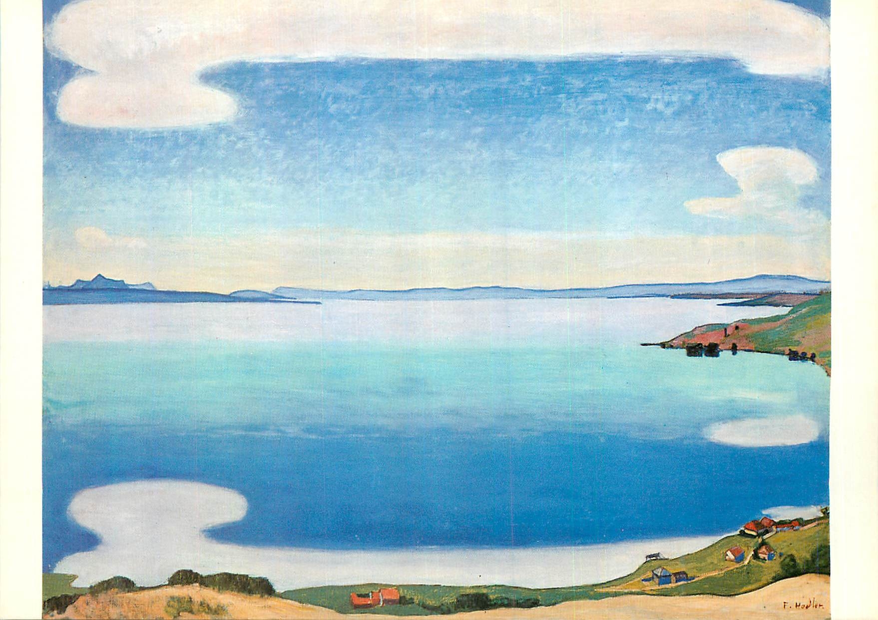 CPM Ferdinand Hodler (1853 1918) Le lac Leman vu de Chexbres vers 1908 Musee d'art et d'histoire Geneve