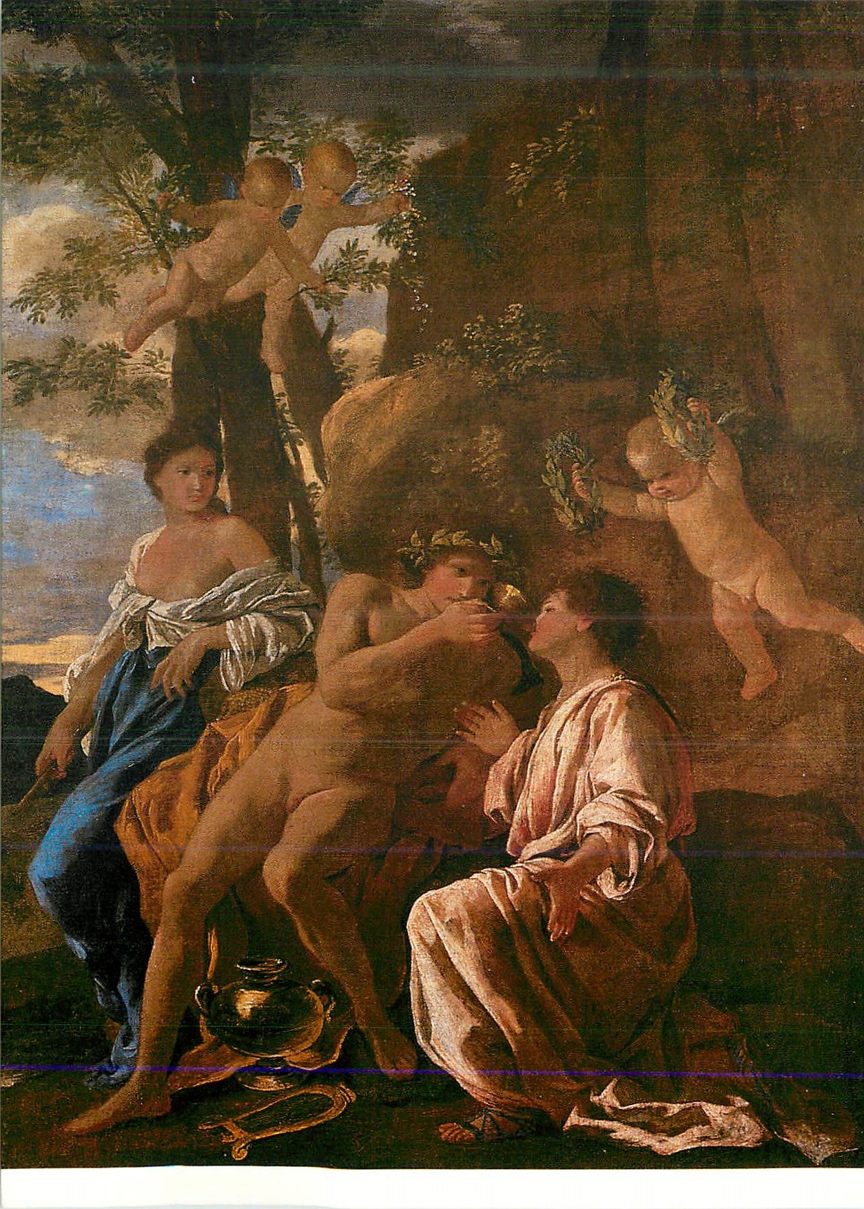 CPM Nicolas Poussin Die Inspiration des Anakreon Deutscher Kunstverlag Munchen Berlin