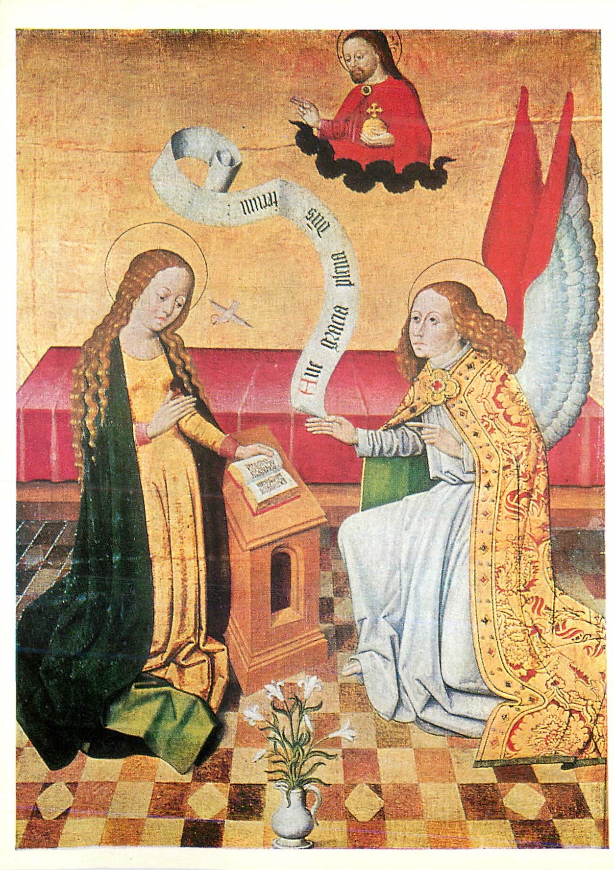 CPM Primitif de Savoie (XVe s) L'Annonciation (vers 1450) Musee des Beaux Arts Chambery