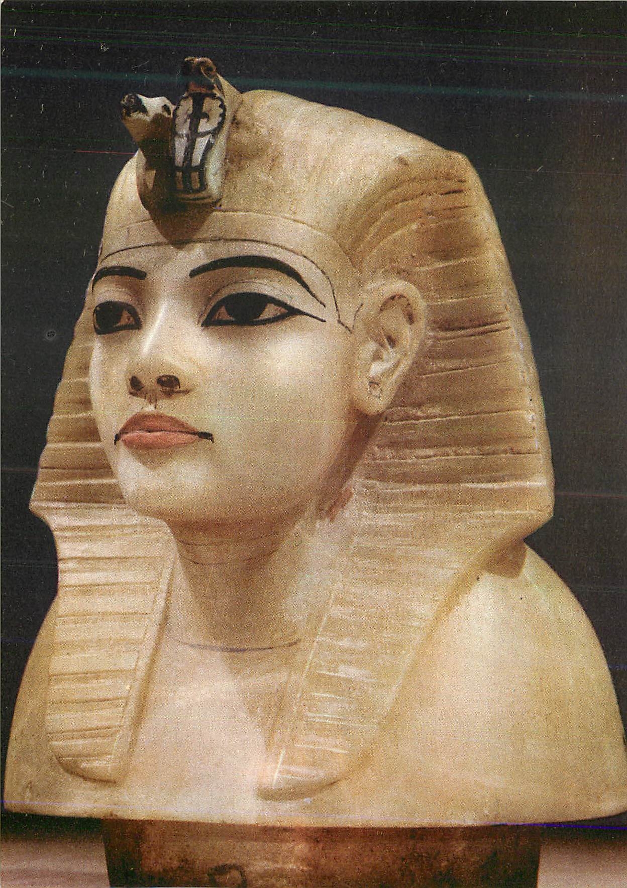 CPM Toutankhamon (Troisieme serie) Couvercle d'albatre d'un conope Egypte
