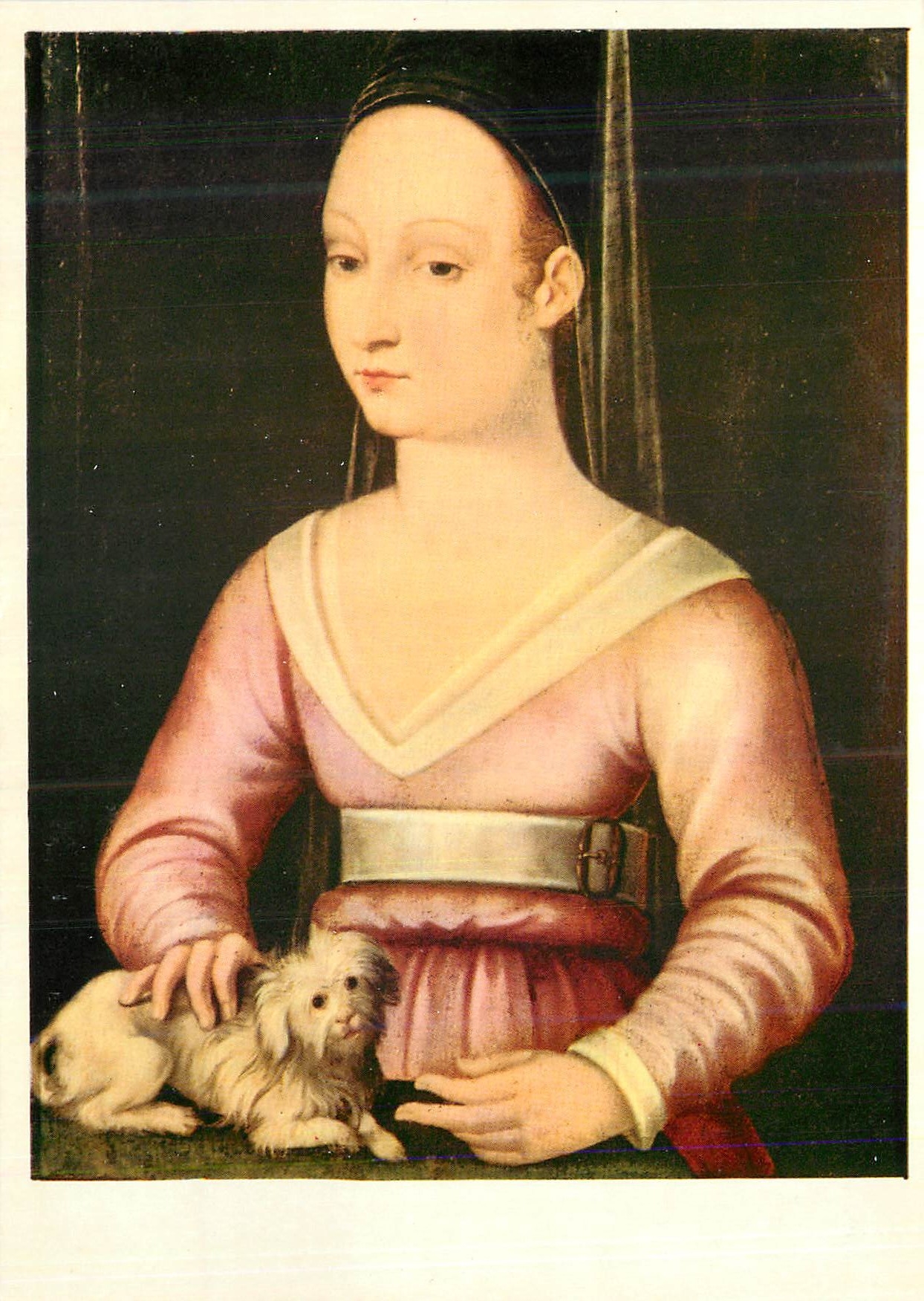 CPA Les Chefs D'Oeuvre du Musee d'Angers Ecole Francaise (XVe ou debut XVIe) Portrait presume d'Agnes Sorel
