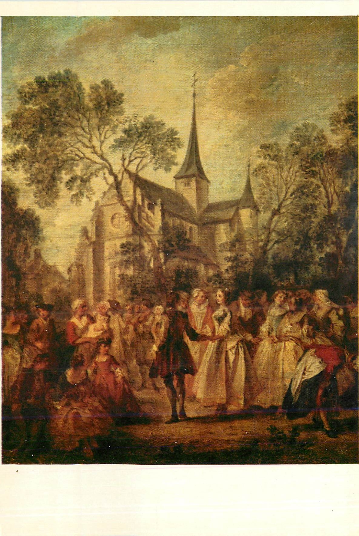 CPA Les Chefs D'Oeuvre du Musee d'Angers Nicolas Lancret (1690 1743) La Danse de Noces