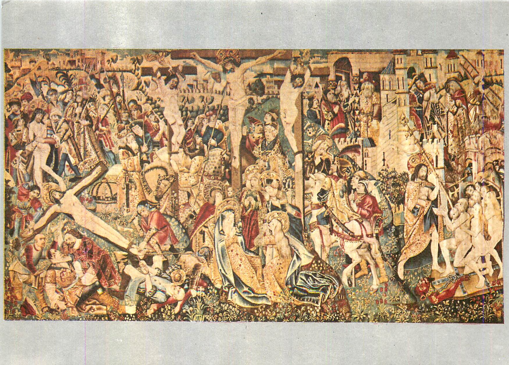 CPA Chateau d'Angers (M et L) Les Tapisseries La Crucifixion XVIe siecle
