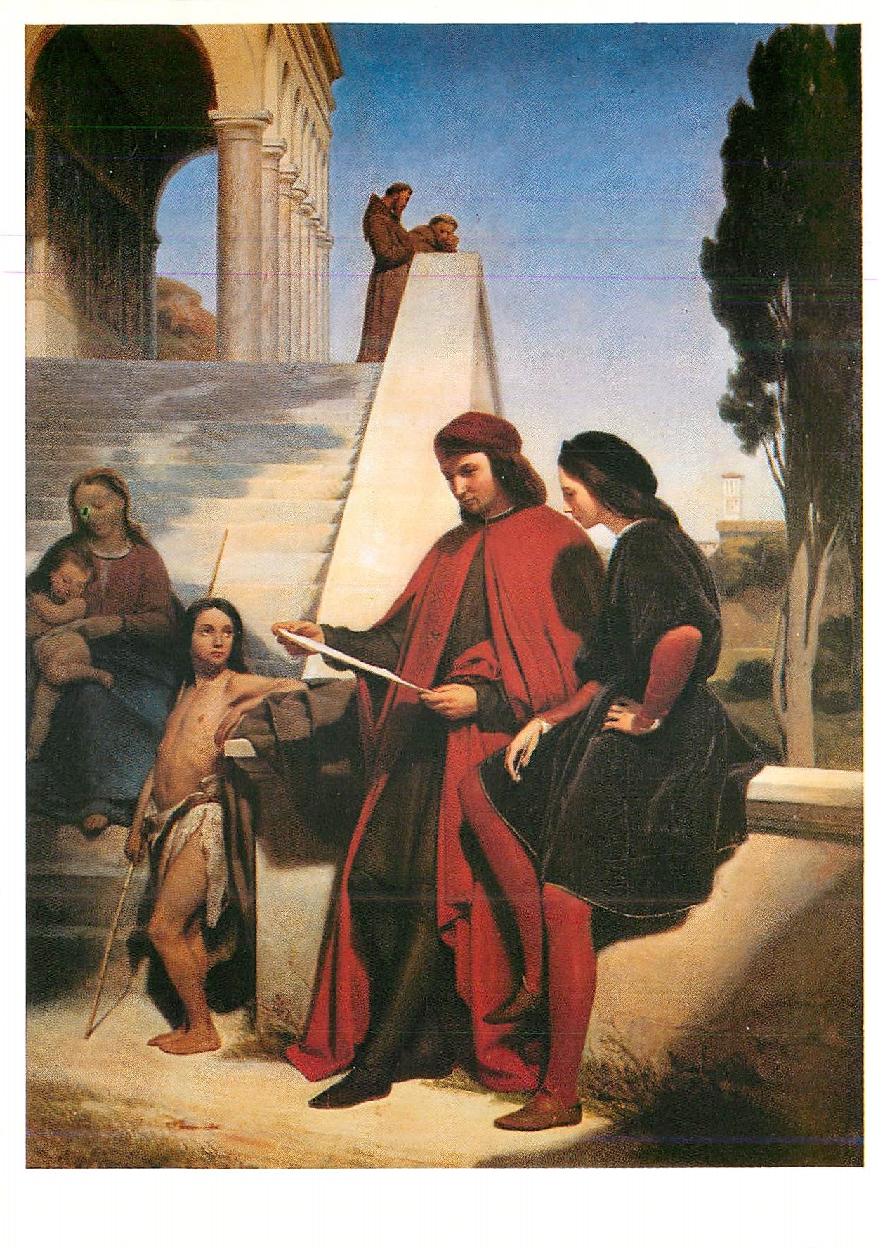CPA Paris Grand Palais Exposition Hommage a Raphael Raphael et l'Art Francais 16 novembre 1933 13 fevrier 1984 Edouard C