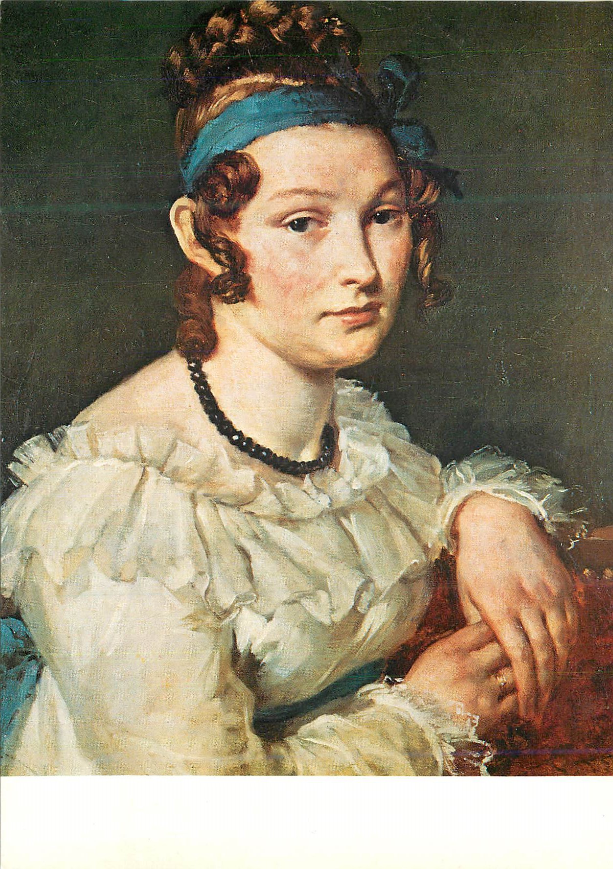 CPA Dijon Musee Magnin Baron Antoine Jean Gros (1771 1835) Femme au collier