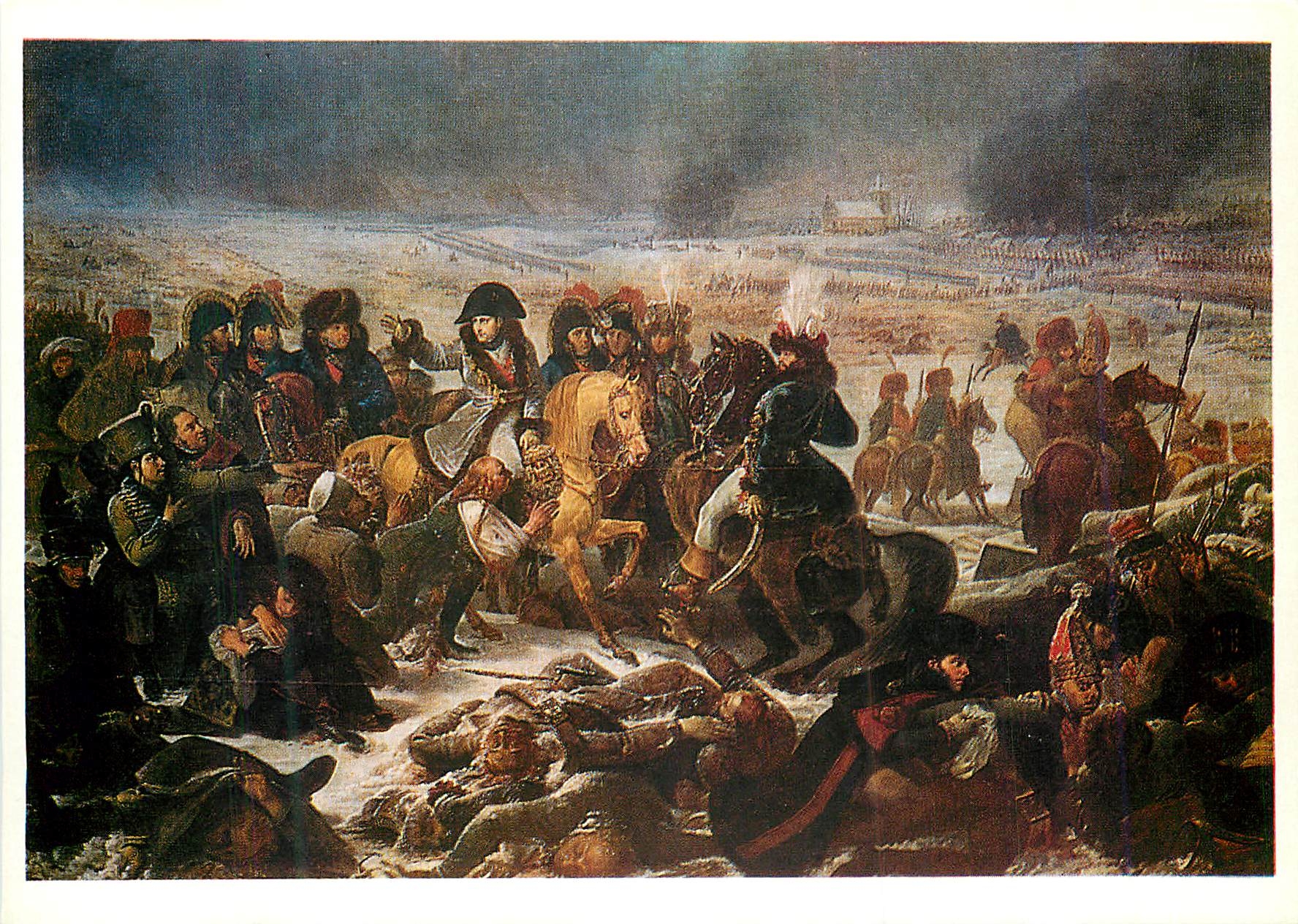 CPM Antoine Jean Baron Gros (1771 1835) Musee du Louvre Napoleon sur le champ de bataille d'Eylau (1808) Napoleon 1er