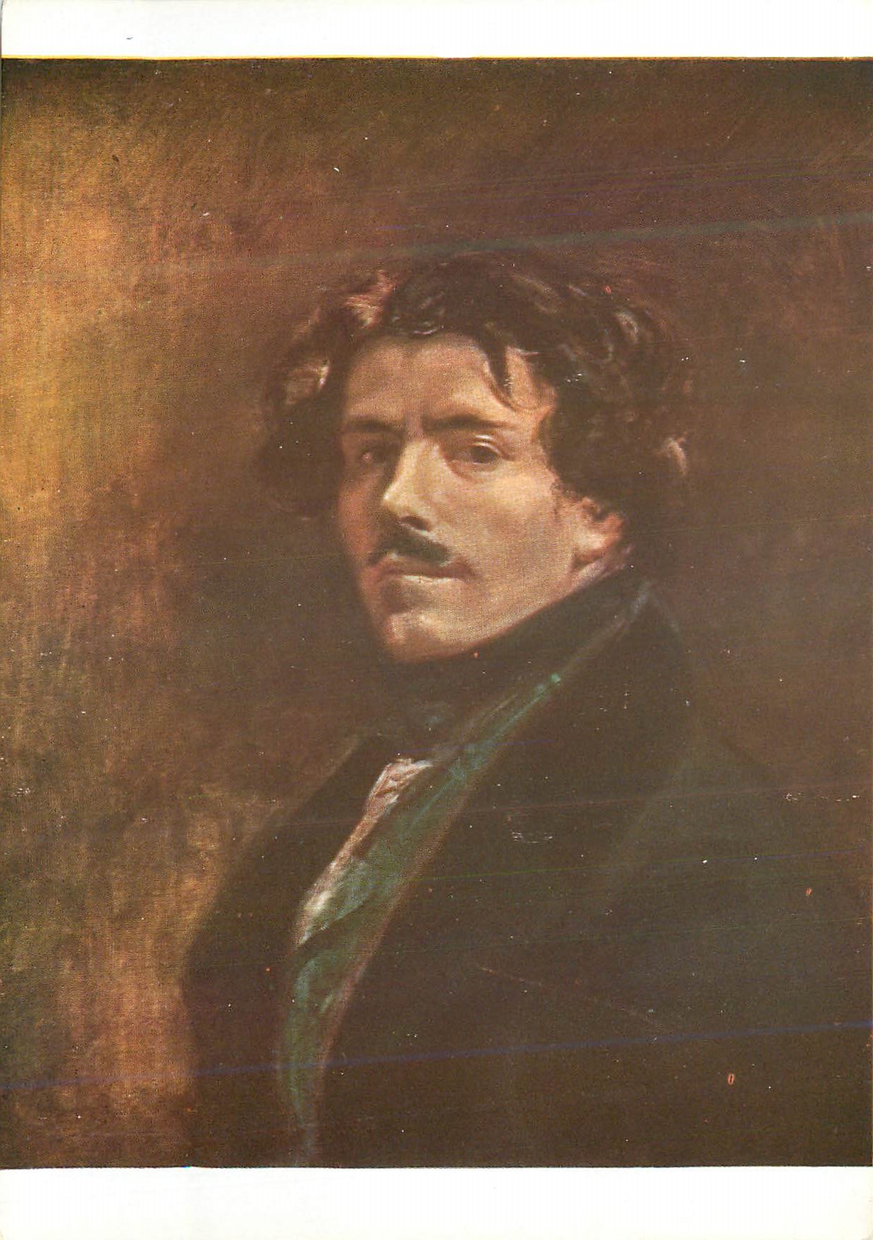 Portrait de Delacroix par lui-même — Eugène Delacroix (1798-1863) — Éditions Nomis, Paris