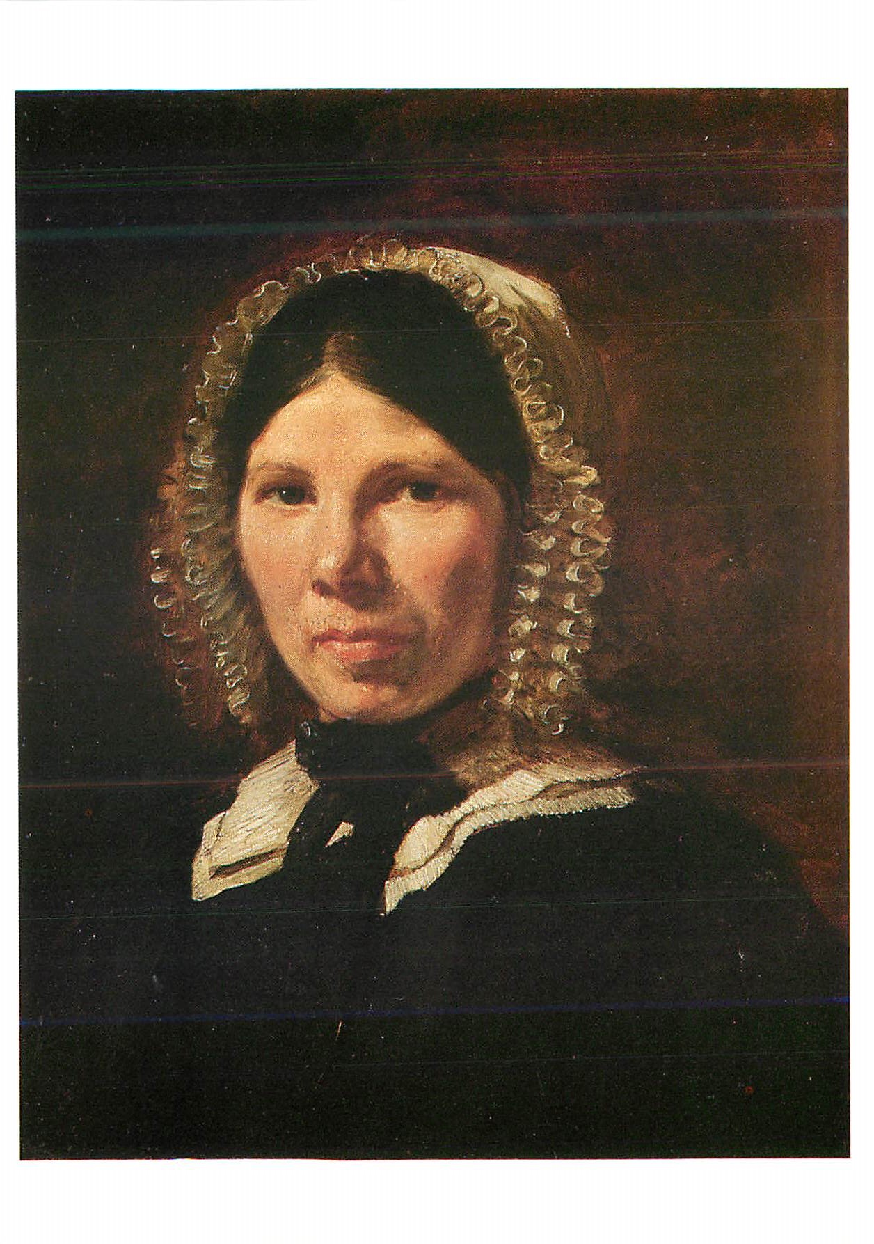CPM Eugene Delacroix (1798 1863) Portrait de Jenny Le Guillou (1801 1869) gouvernante de Delacroix toile