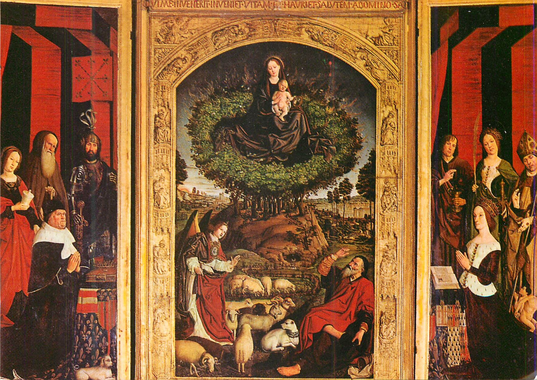 Triptyque du Buisson Ardent — Nicolas Froment — XVᵉ siècle — Éditions de France