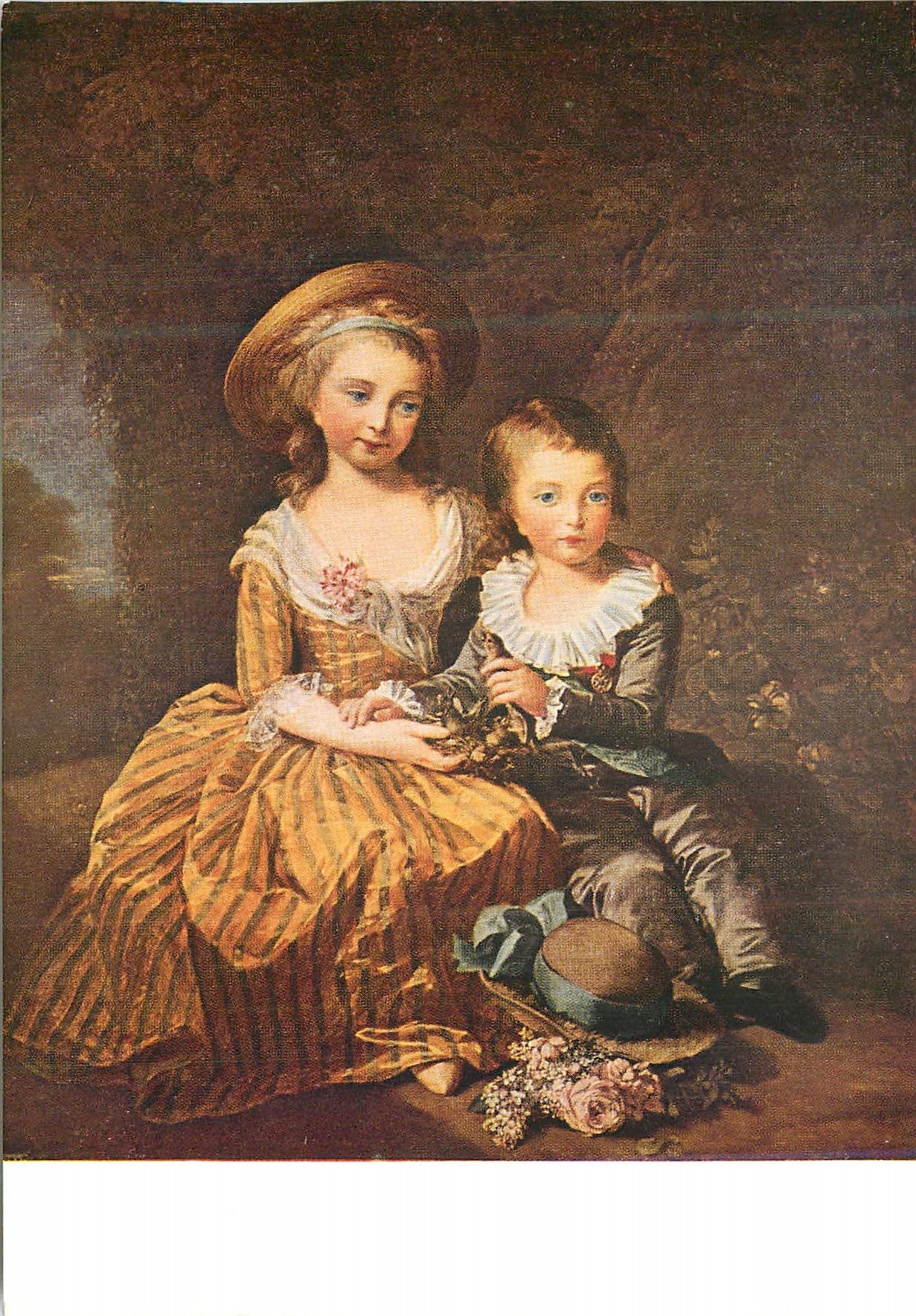 CPM Madame Elisabeth Louise Vigee Lebrun Portrait du Dauphin Louis Joseph Xavier Francois de France et de sa soeur Marie