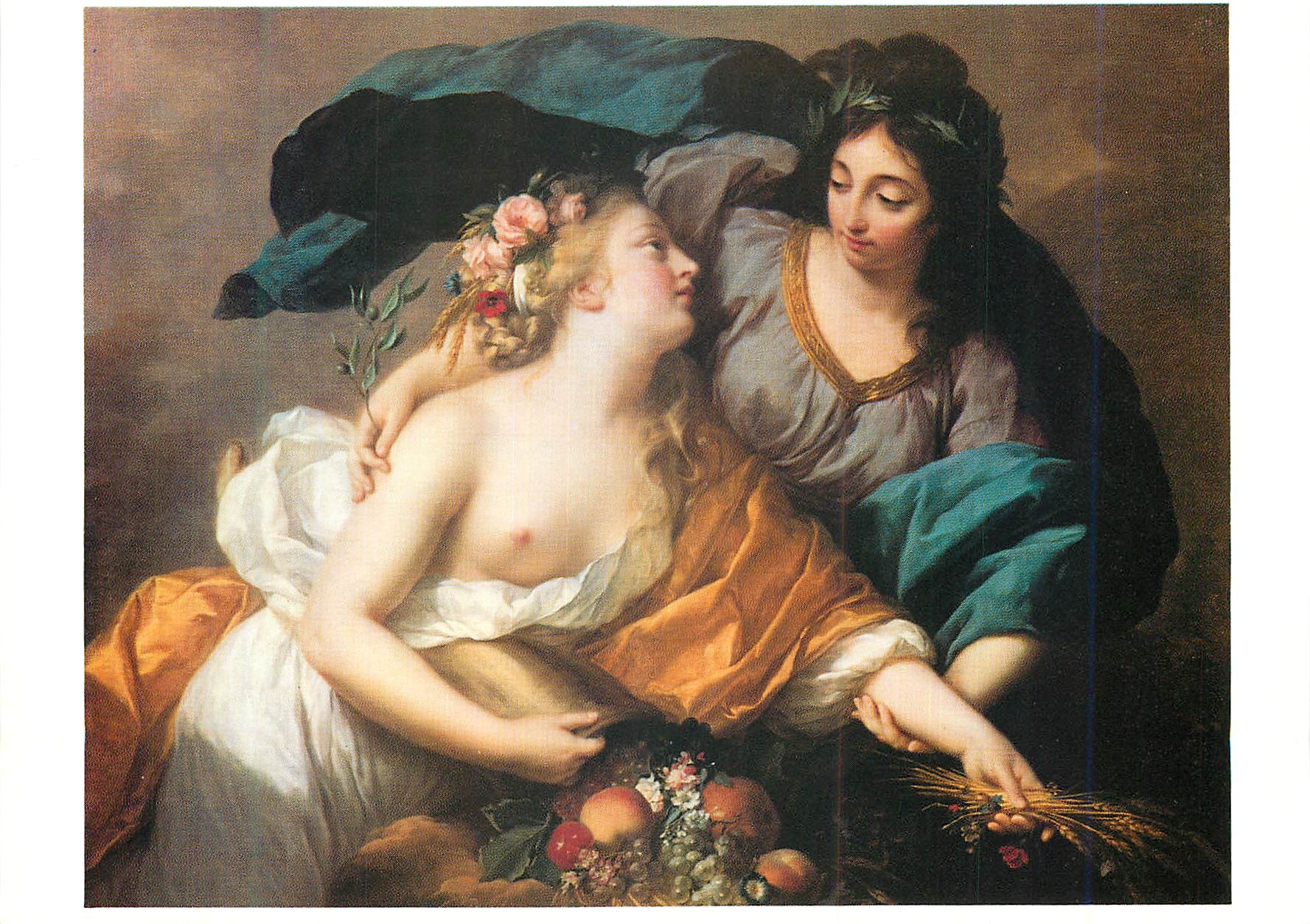 CPM Paris Musee du Louvre Elisabeth Louise Vigee Lebrun (1755 1842) La Paix ramenant l'Abondance