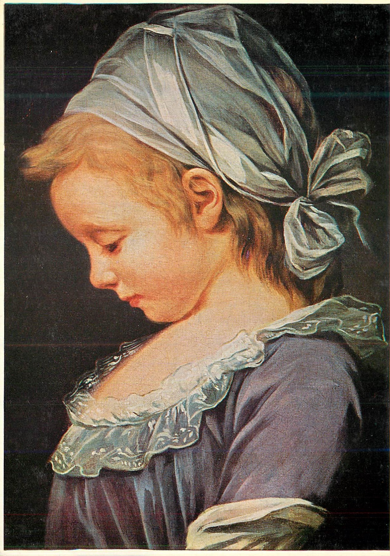 CPM Petite Fille Jean Francois Colson (1733 1803)