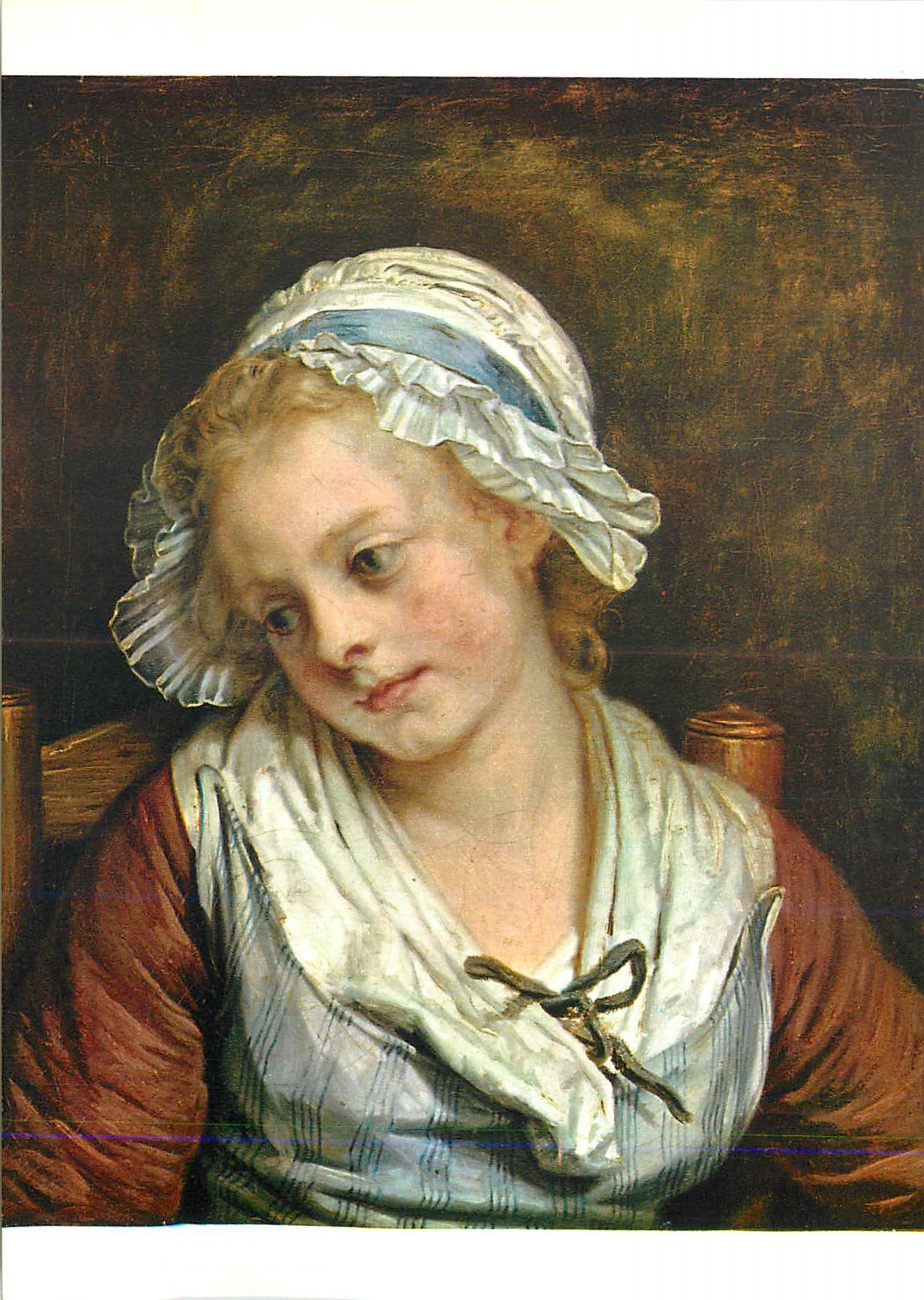 CPM Musee Conde Chantilly Jeune Fille Greuze