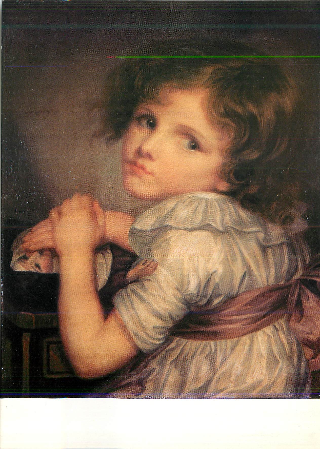 CPM Paris Musee du Louvre Jean Baptiste Greuze (1725 1805) L'enfant a la poupee