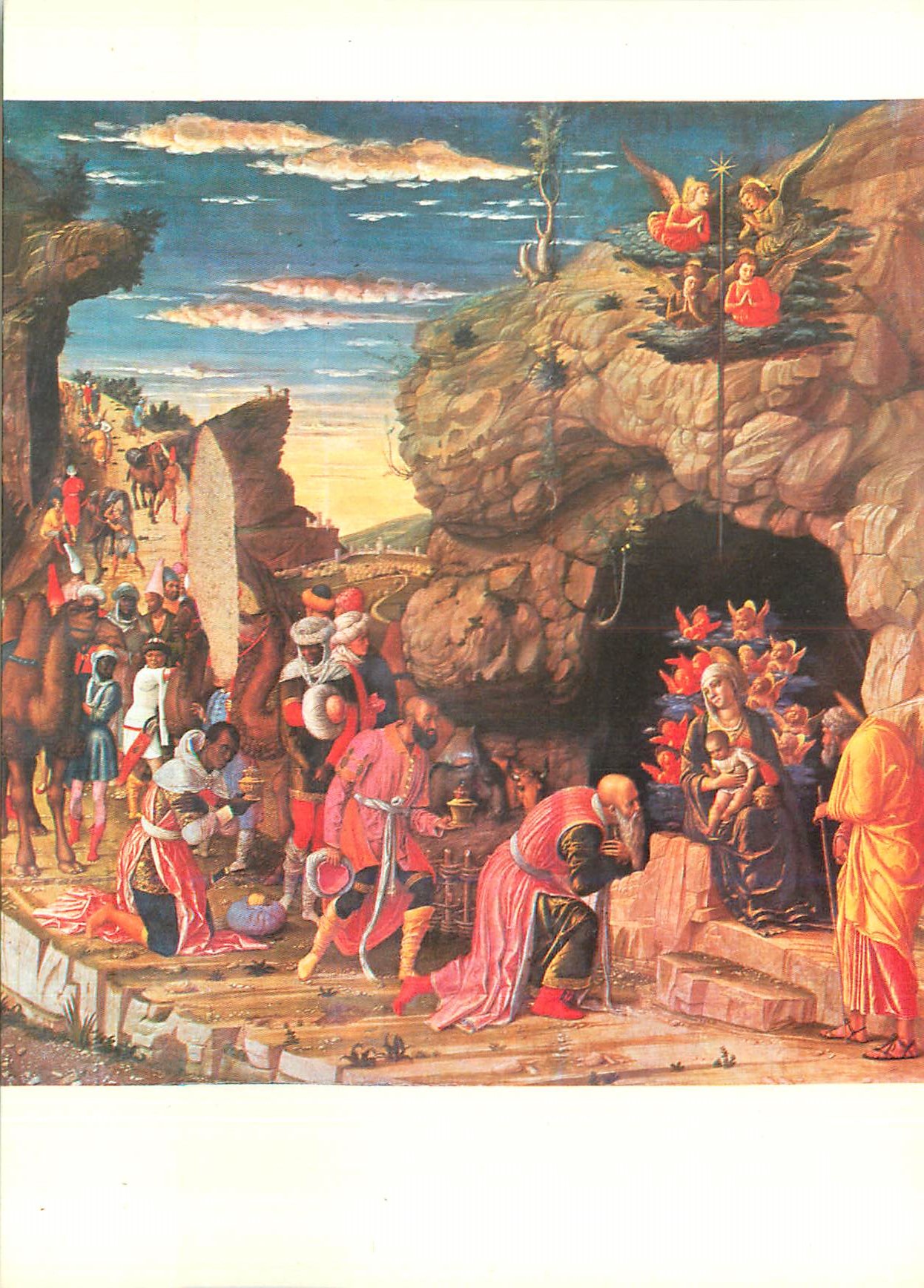 CPM Firenze Galleria Uffizi Andrea Mantegna (1431 1506)Adoration des Mages