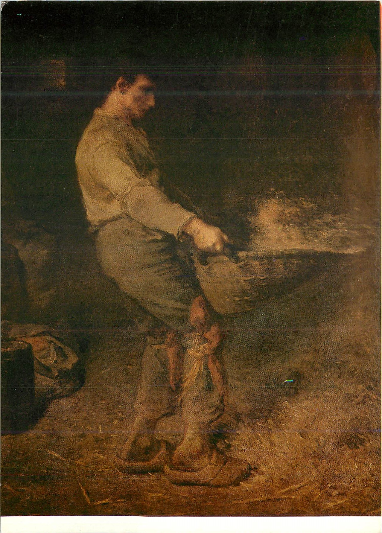 CPM Musee du Louvre Paris Millet (J F) 1814 1875 Le Vanneur