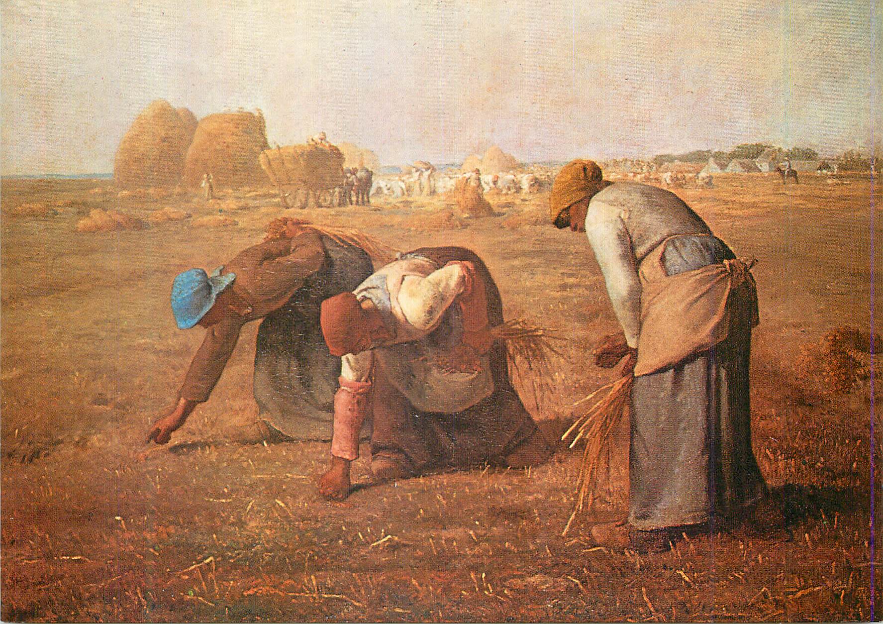 CPM Paris Musee du Louvre Jean Francois Millet (1814 1875) Les Glaneuses