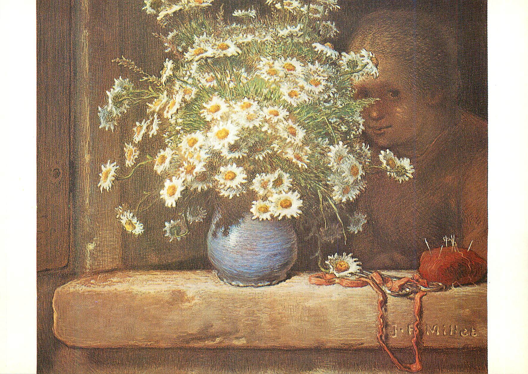 Bouquet de marguerites — œuvre de J.-F. Millet — Éditions des musées nationaux