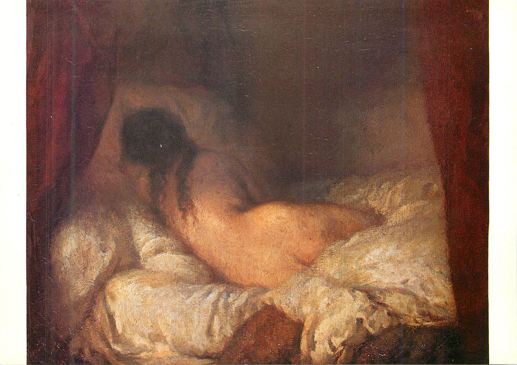 Femme nue couchée — Jean-François Millet (1814-1875) — Éditions des musées nationaux, série EX. 1268
