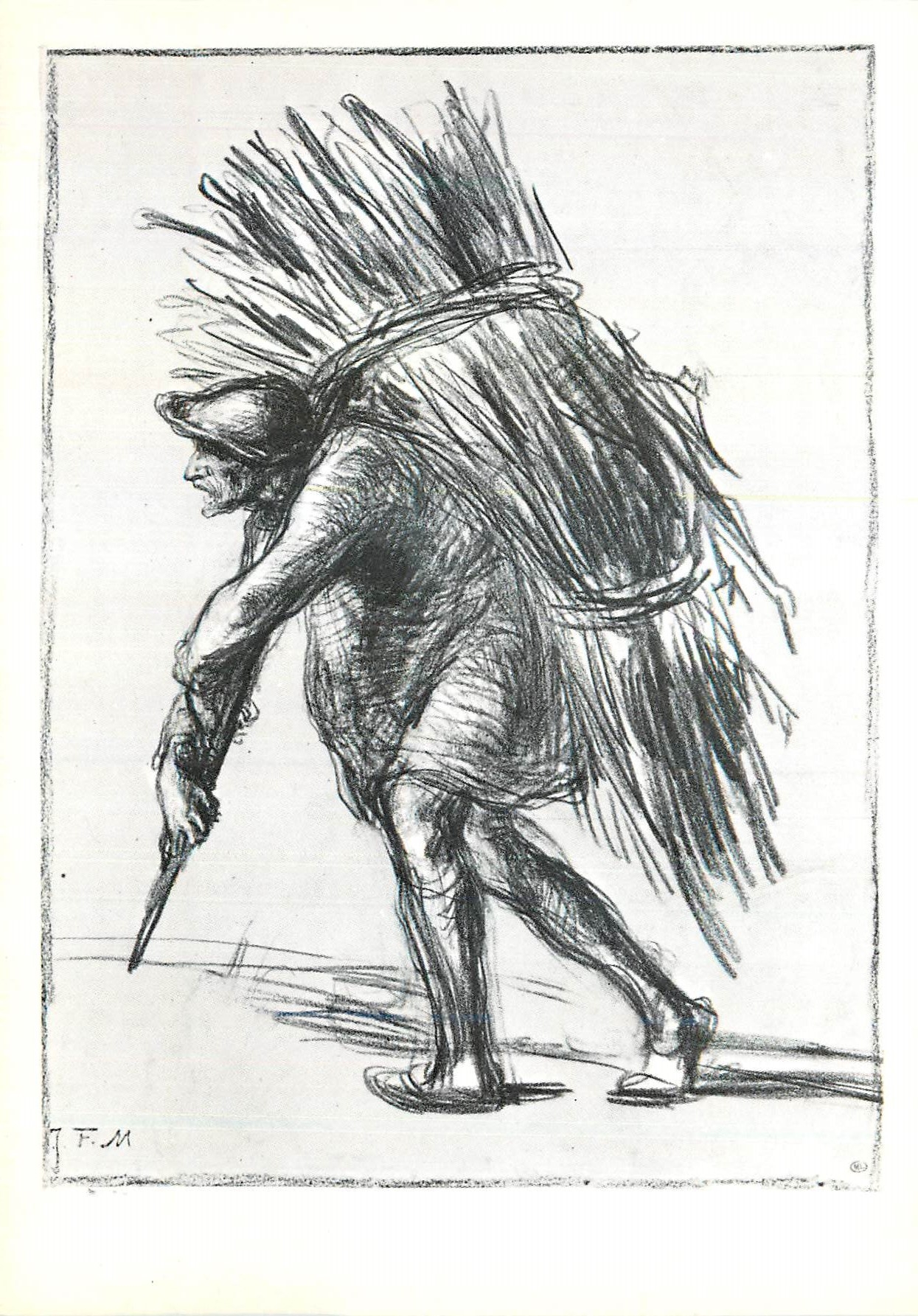 CPM Paris Musee du Louvre Jean Francois Millet (1814 1875) Homme portant un fagot