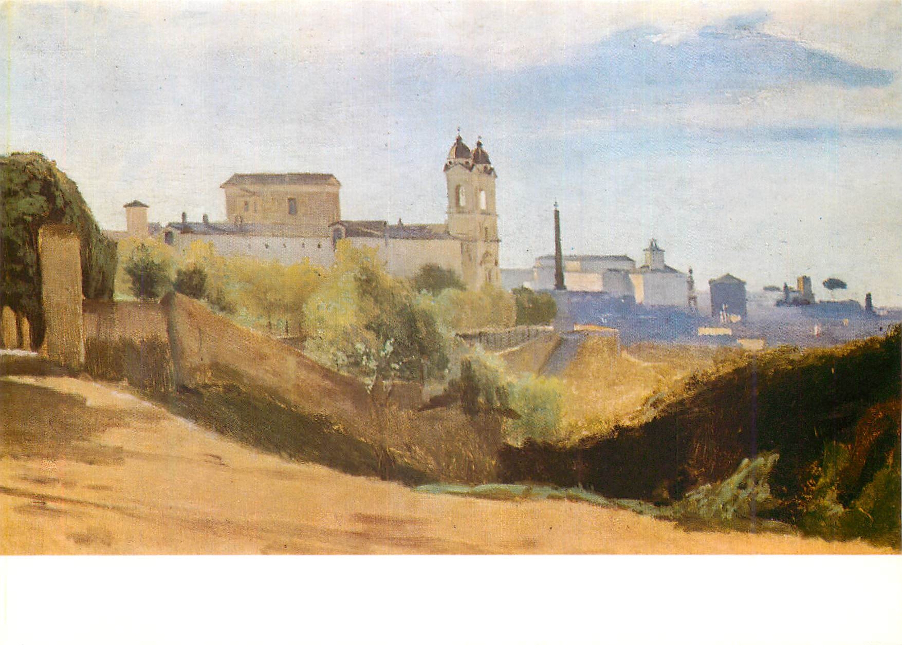 CPM Camille Corot (1796 1875) Eglise de la Trinity des Monts a Rome Musee d'Art et d'histoire Geneve