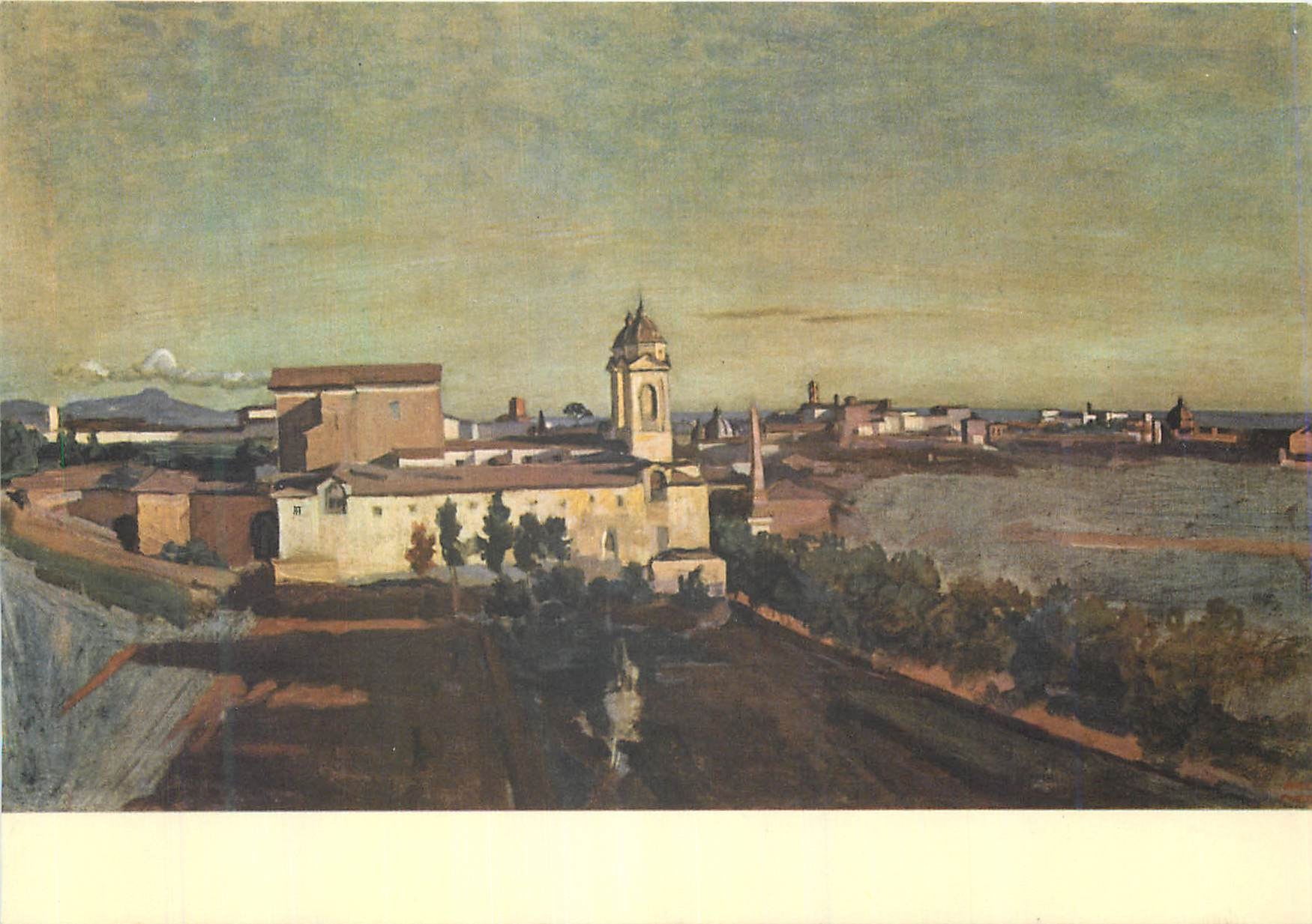 CPM Corot (1796 1875) Rome Vue de la Trinite des Monts