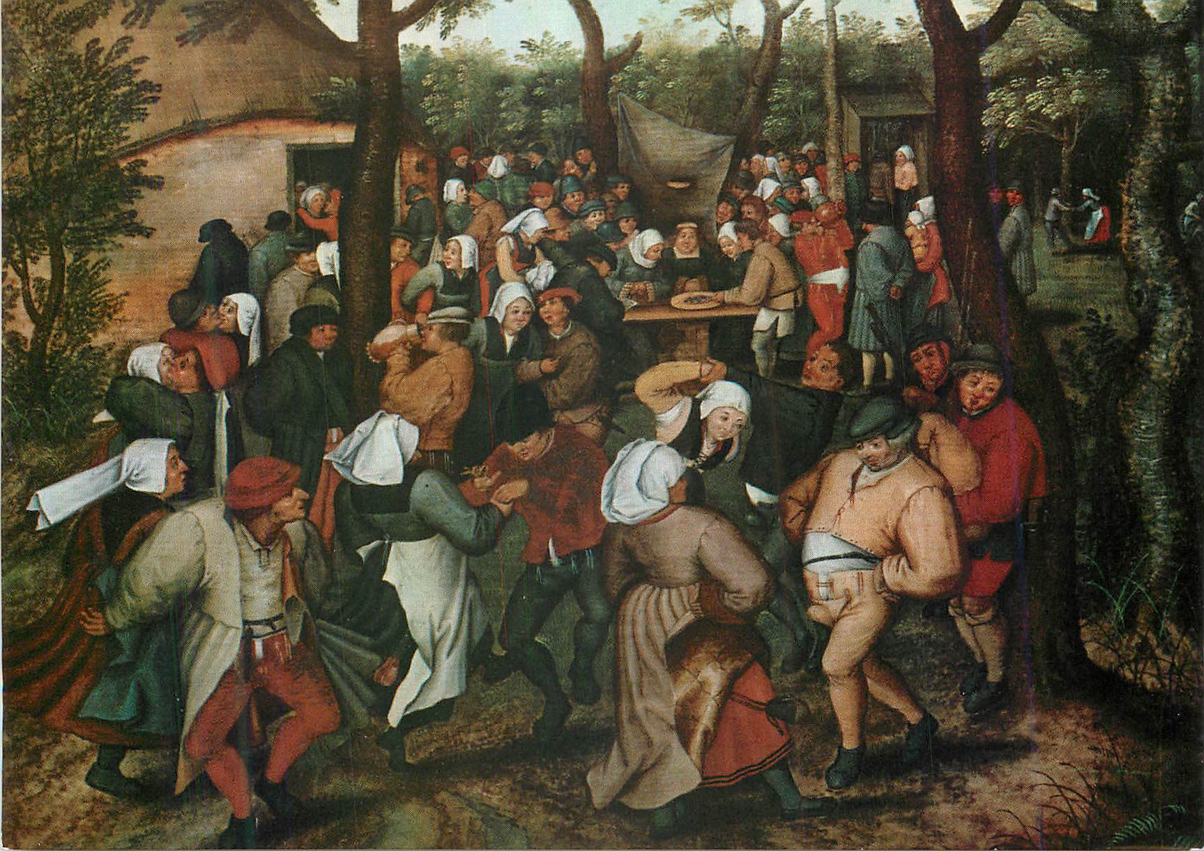CPM Pieter Bruegel il Giovane Noce villageoise Grand Musee des Beaux Arts