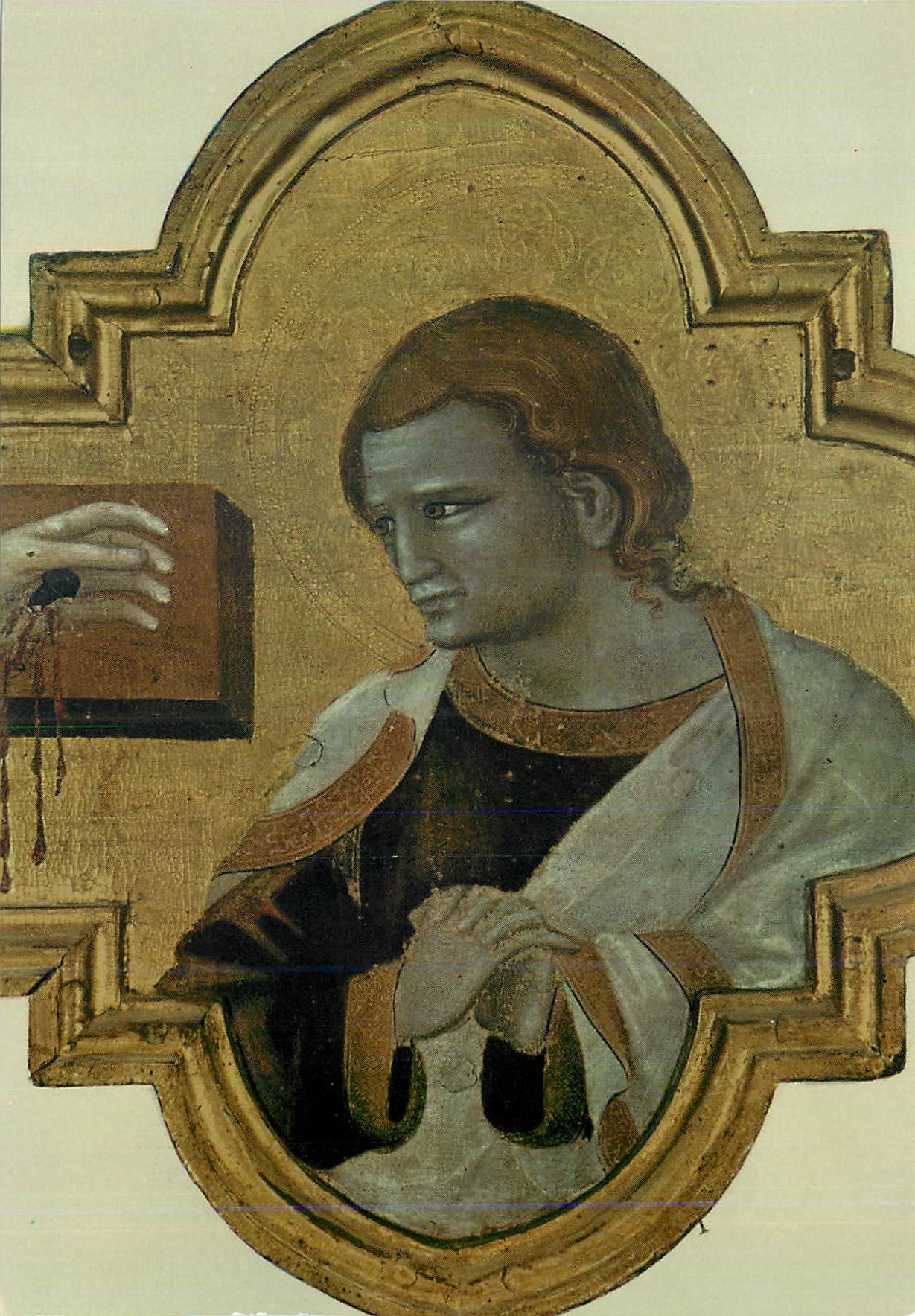 CPM Museo Di Bassano Del Grappa Guariento S Jean L'Evangeliste (detail du Curcifix)