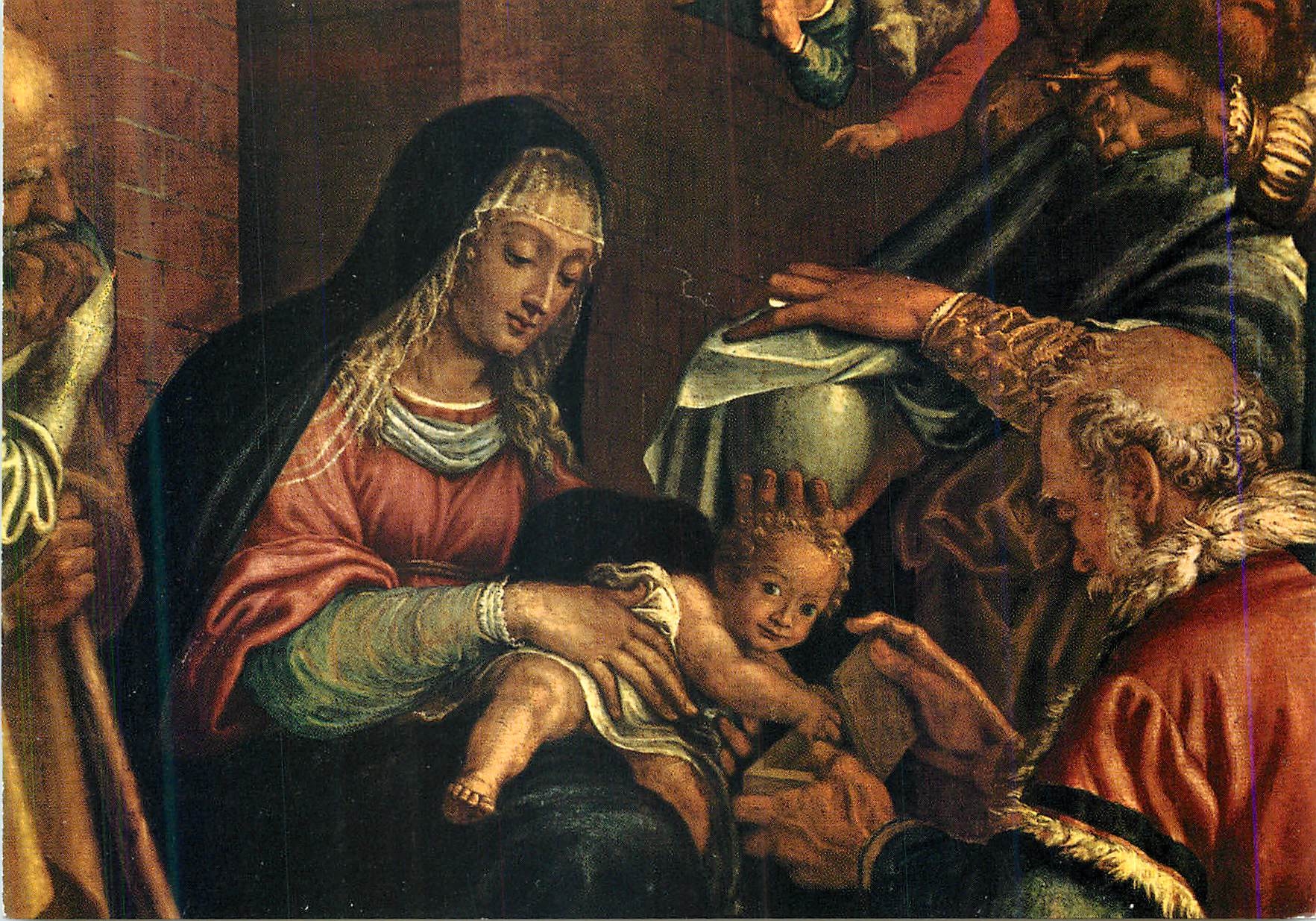 CPM Milano Chiesa di S Maurizio al Monastero Maggiore L'Adoration des Rois Mages