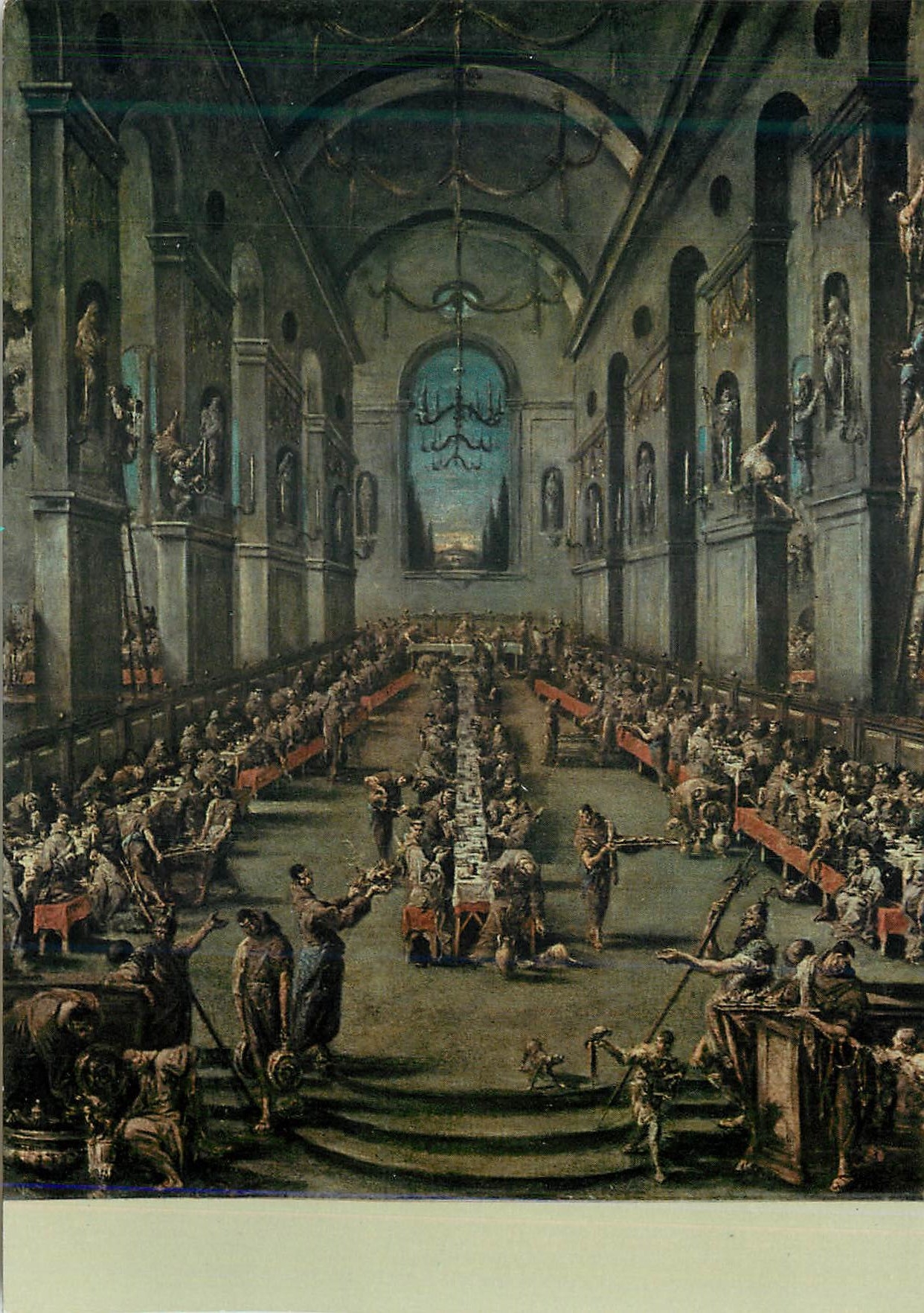 CPM Museo Di Bassano Del Grappa Alessandro Magnasco Le Refectoire