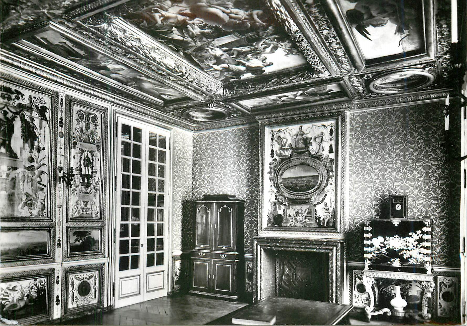 CPM Bibliotheque de L'Arsenal Paris Cabinet du Marechal de La Meilleraye