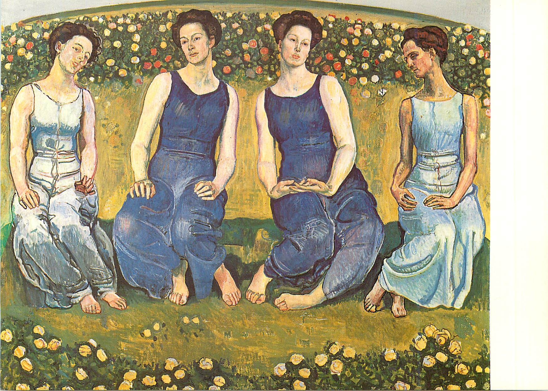 CPM Ferdinand Hodler (1853 1918) Heilige Stunde I 1907