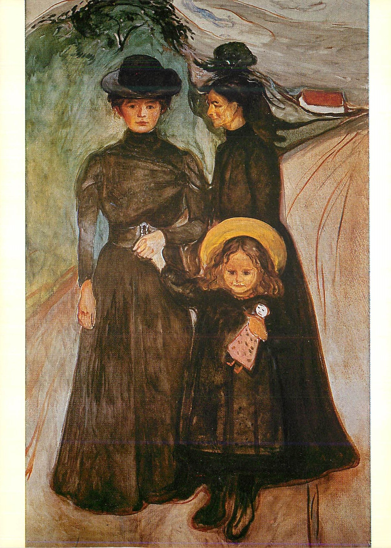 CPM Edvard Munch (1863 1944) La famille Book