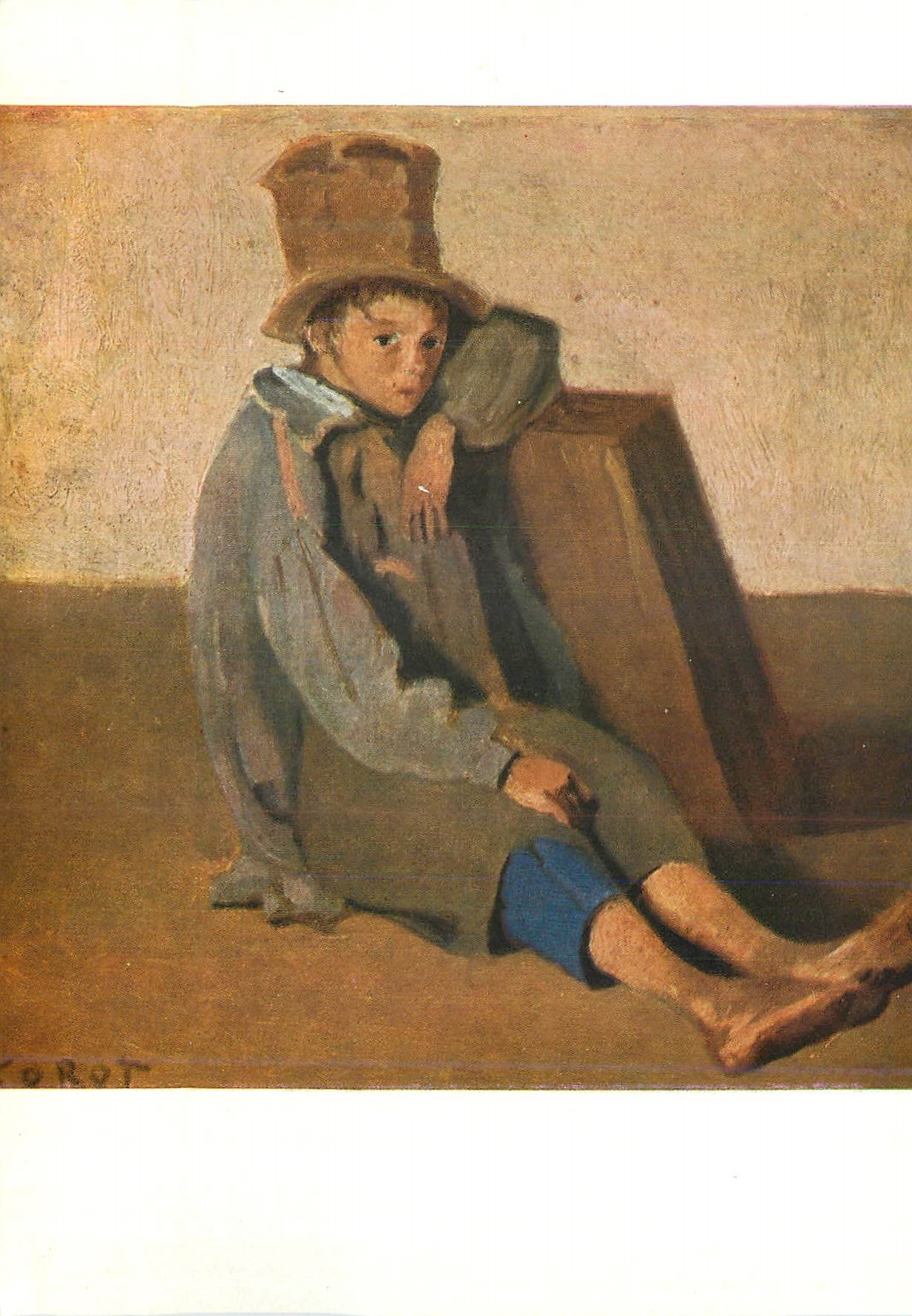 CPM J B Corot Le petit garcon au chapeau haut de forme