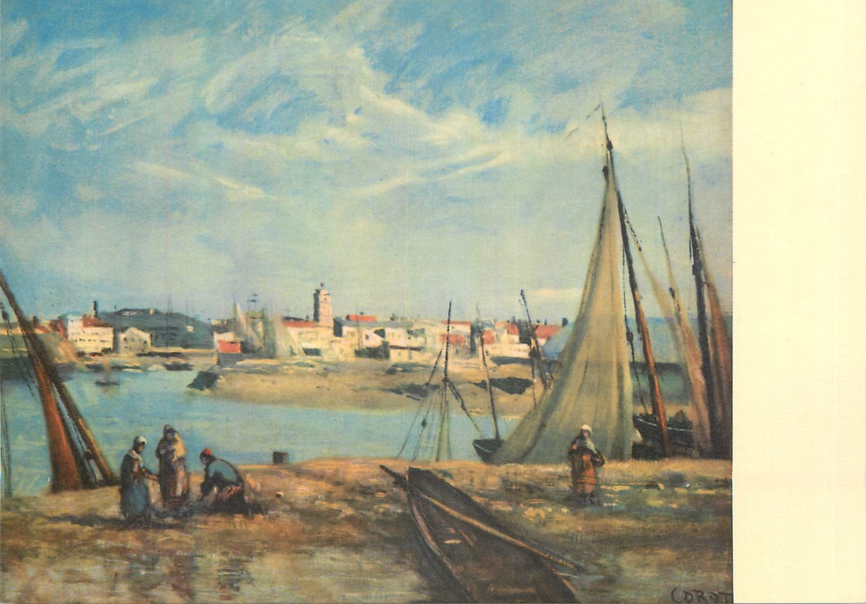 CPM Corot 1795 1875 Le port de Dunkerque