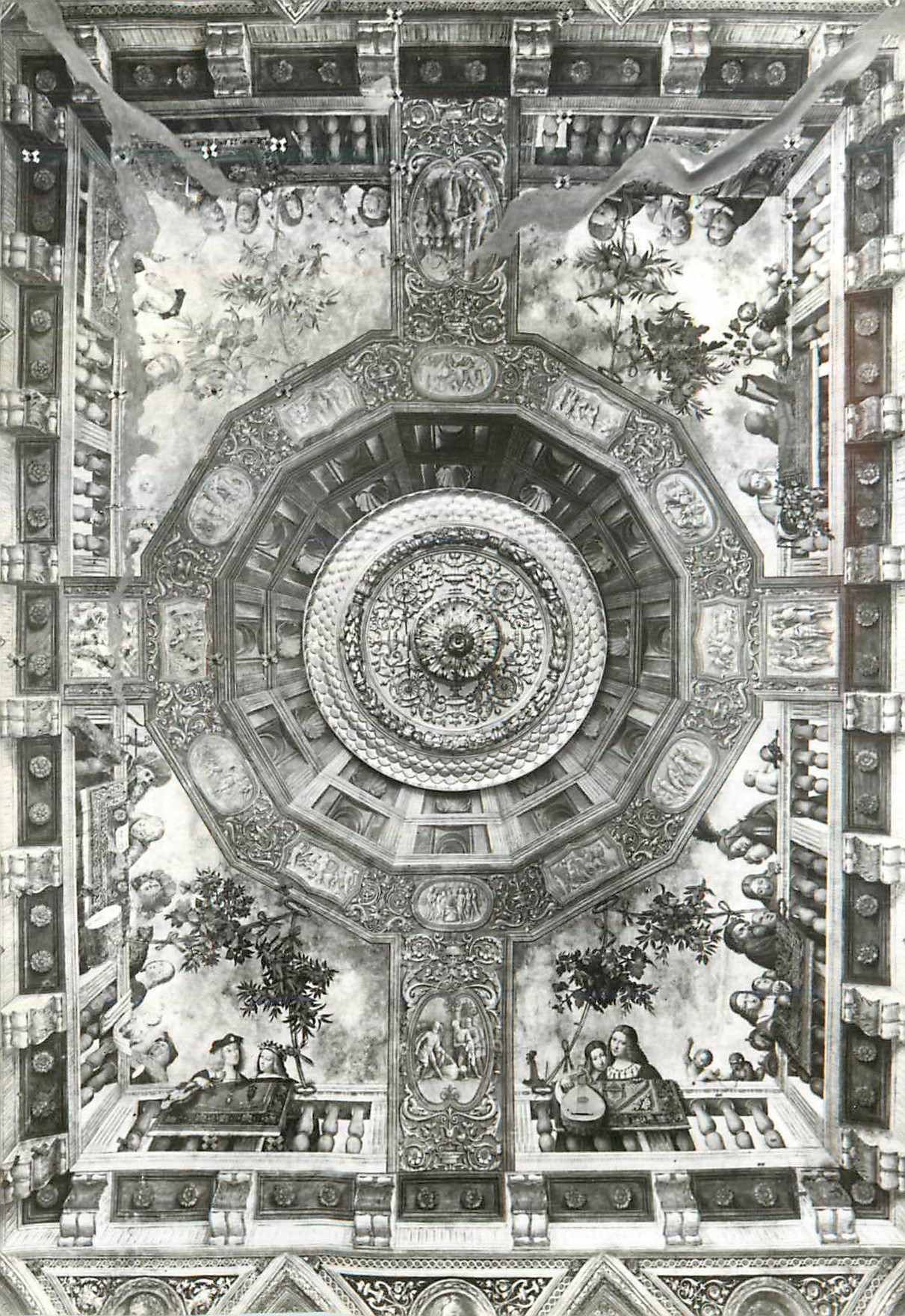 CPM B Tisi Detto il Garofalo (1481 1559) Affresco sulla volta della Sata del Tesoro