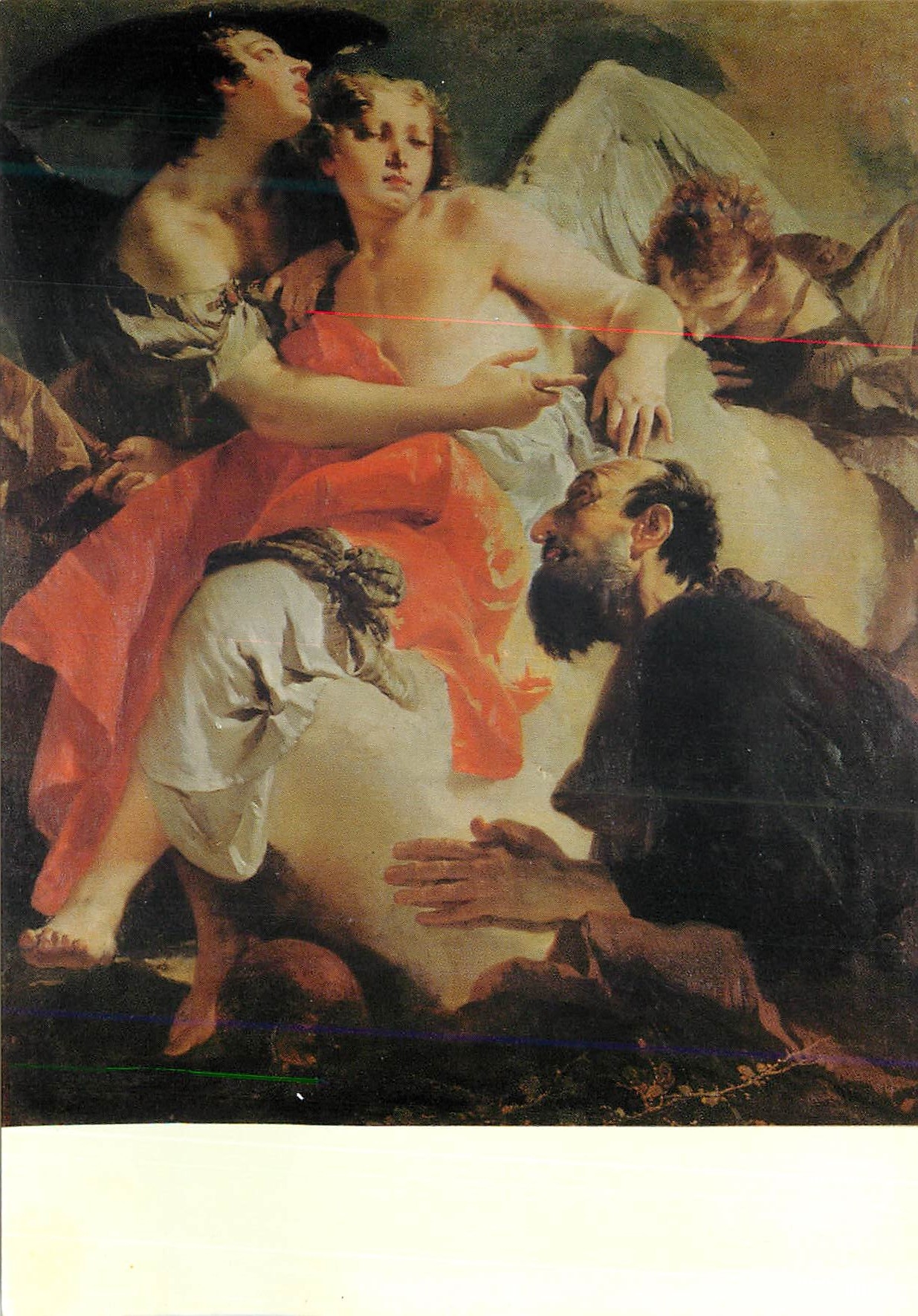 CPM Venezia Venezia Scuolo Grande di San Rocco Abraham visite par les Anges