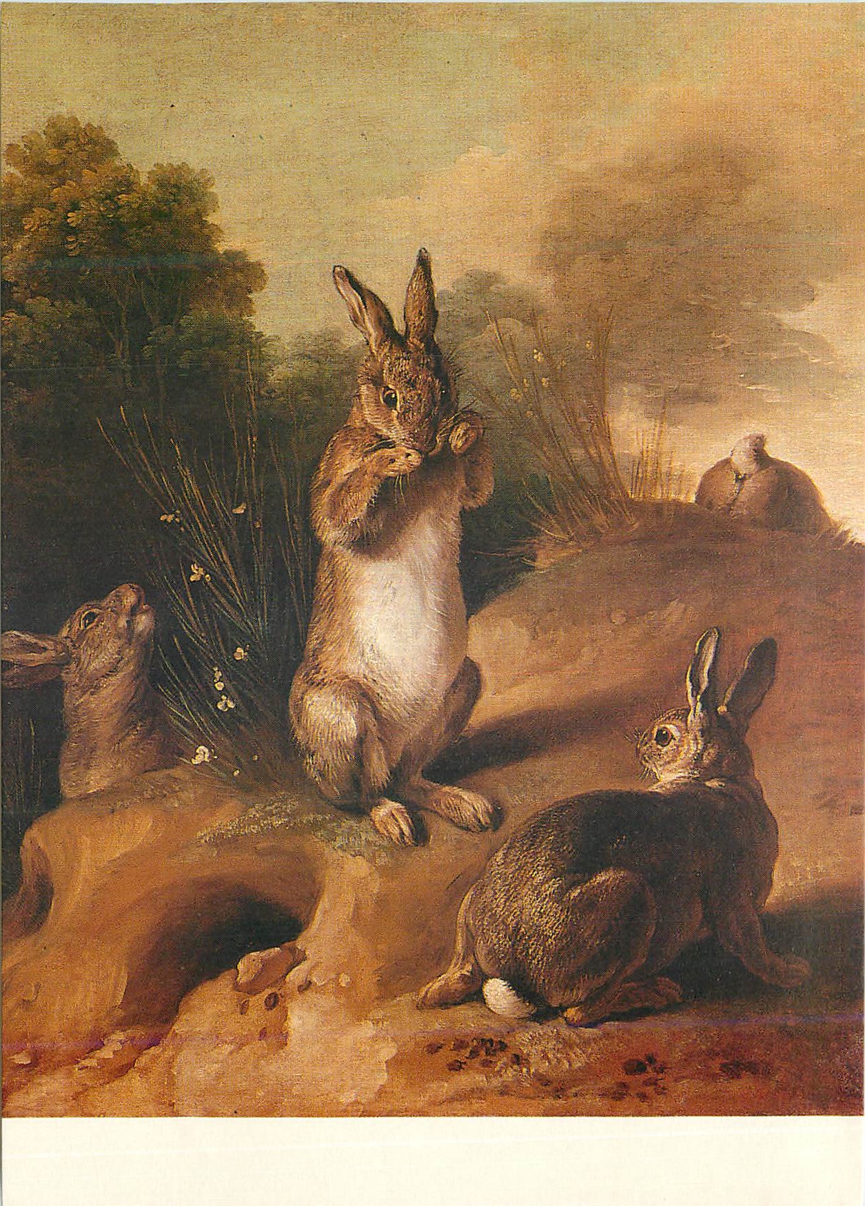 CPM Francois Desportes (1661 1743) Three rabbits