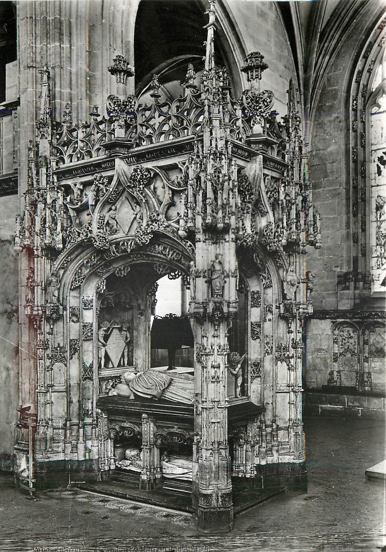 CPM Bourg en Bresse (Ain) Eglise de Brou (debut XVIe S) Tombeau de Marguerite d'Autriche