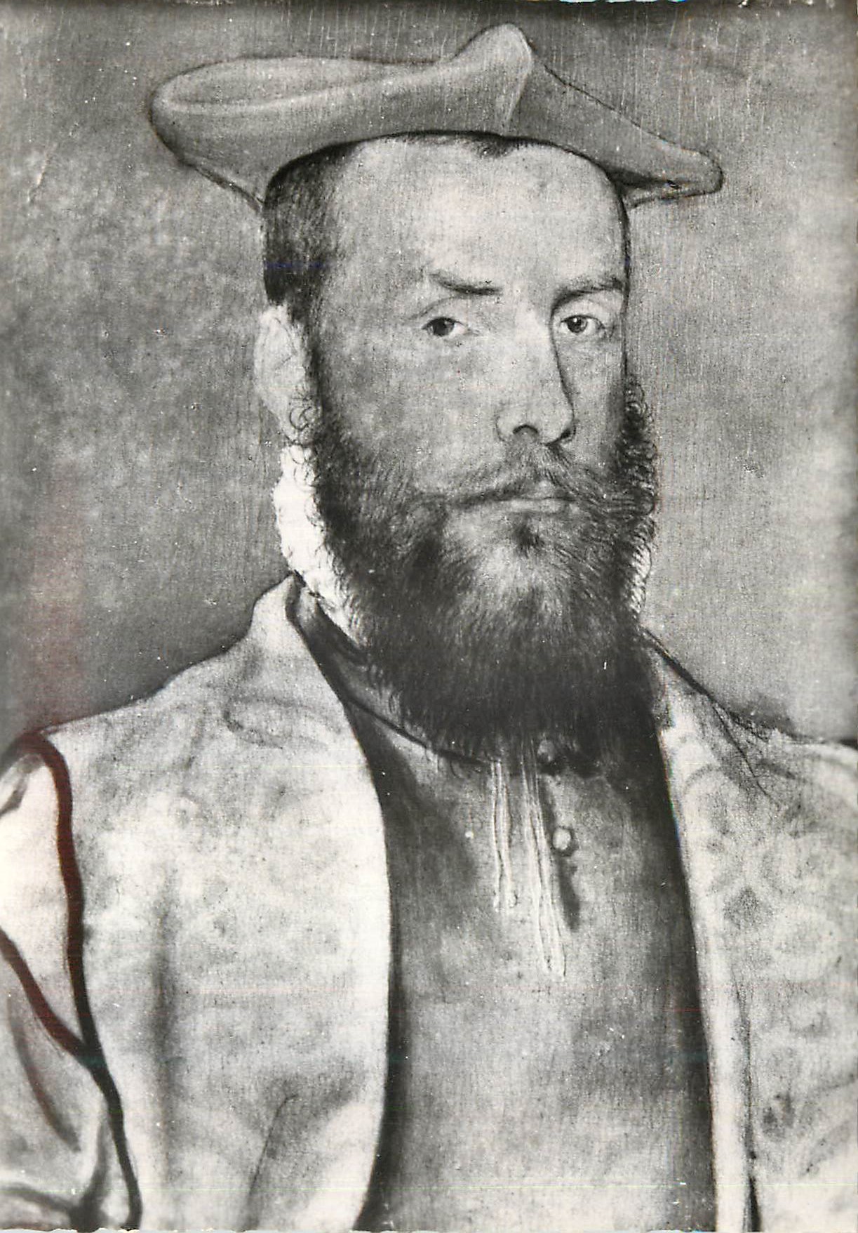 CPM Musee Calvet Avignon Corneille de Lyon (XVIe s) Portrait d'Odet de Coligny Cardinal de Chatillon