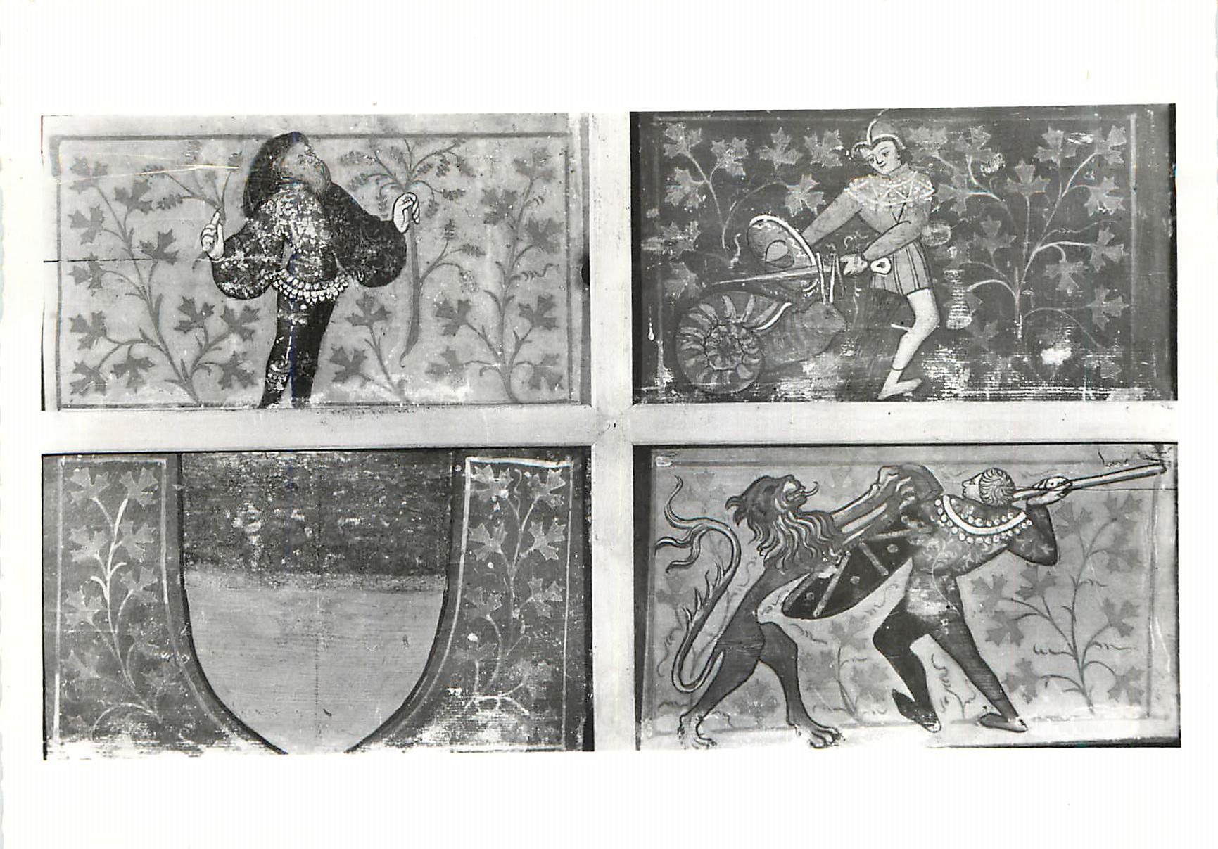 CPM Musee Calvet Avignon Panneaux de Plafond XVe s Provenant d'une maison situee rue Saunerie a Avignon