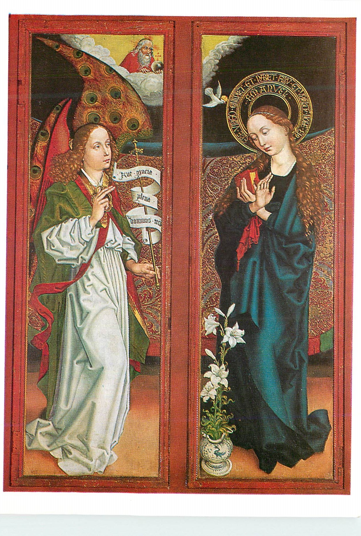 CPM Musee d'Unerlinden Colmar L'Annociaton Martin Schoguaver (1445 1491)