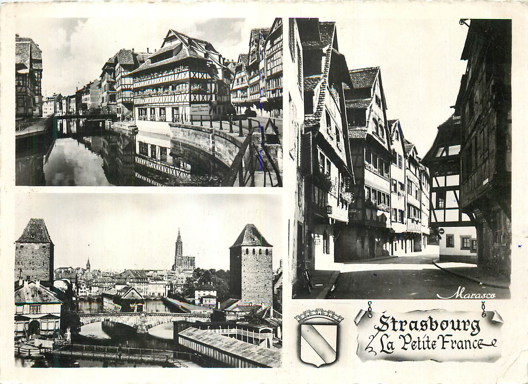 CPM Strasbourg Le Bain aux Plantes Les Ponts Couverts La Petite France