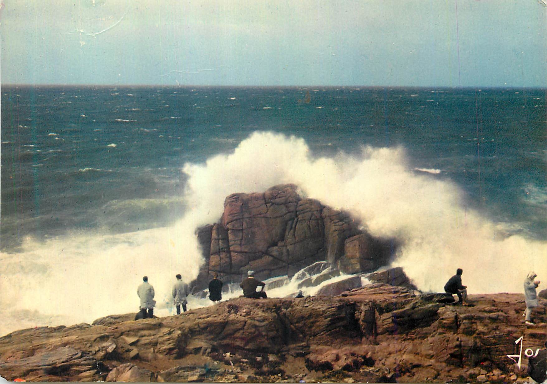 CPM Quiberon Tempete sur la Cote Sauvage La bretagne en couleurs