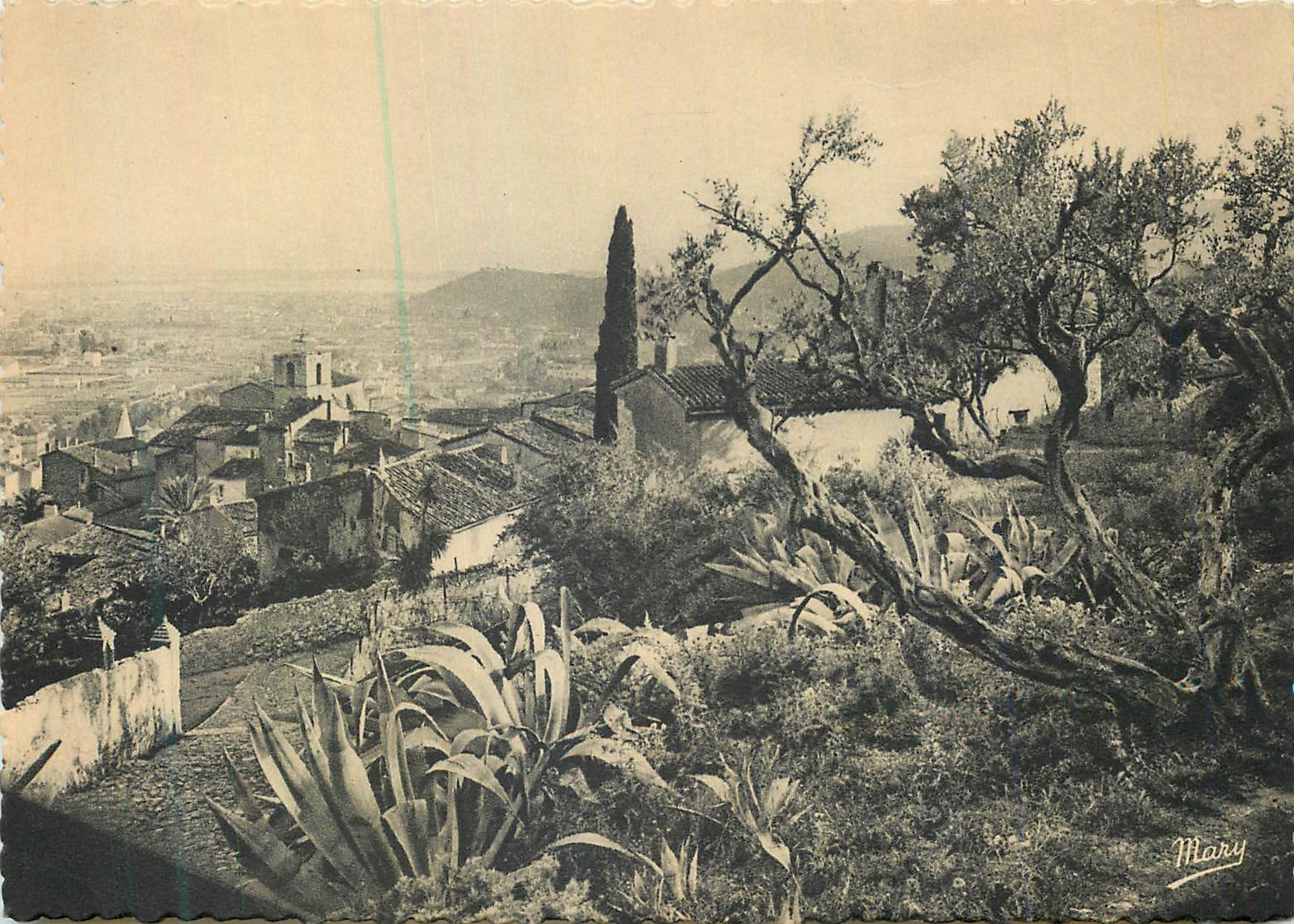 CPM Hyeres Vue de la Vieille Ville