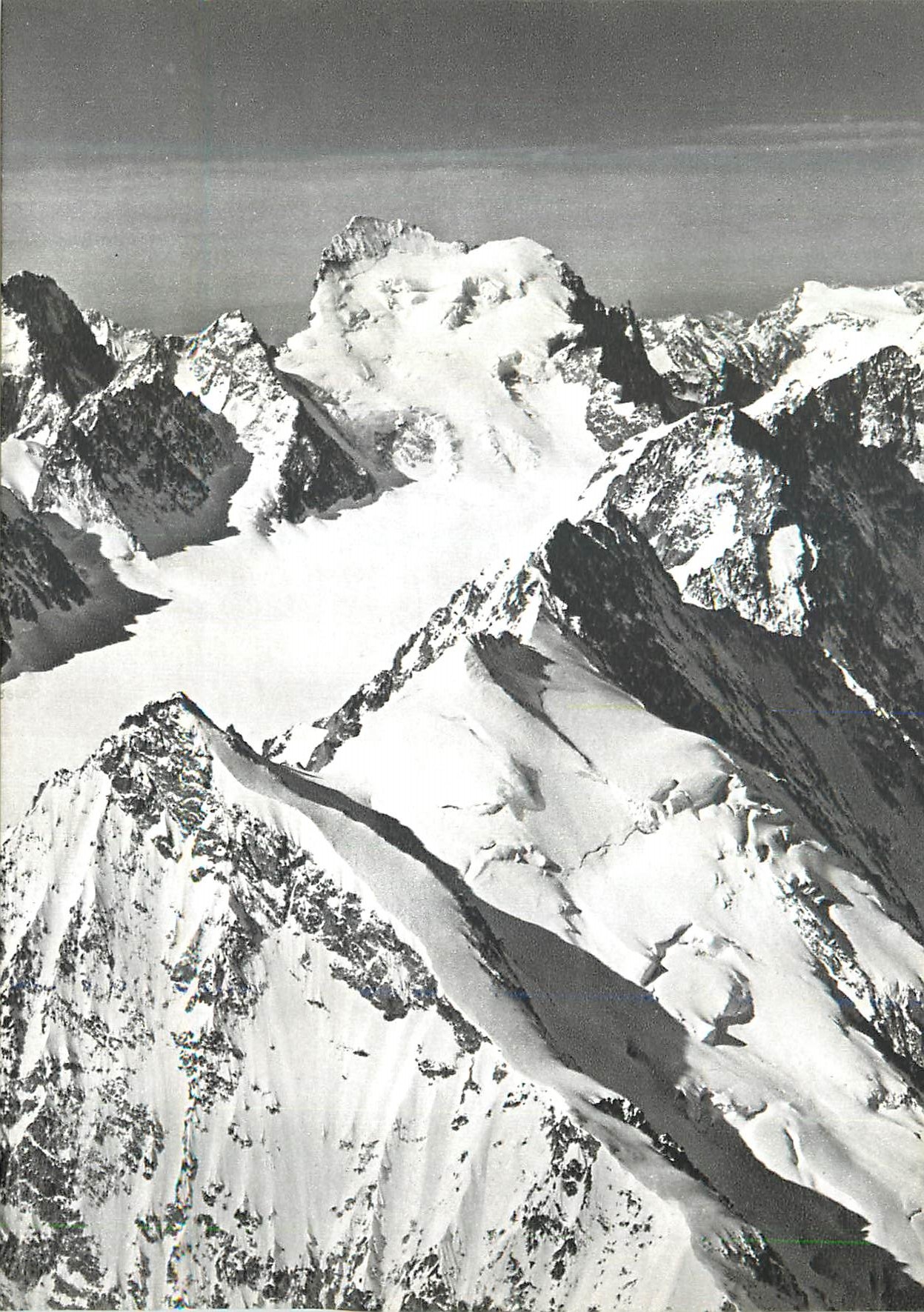 Les Ecrins face nord et le Glacier Blanc — Oisans — éditions mythra chamonix, n° O.13
