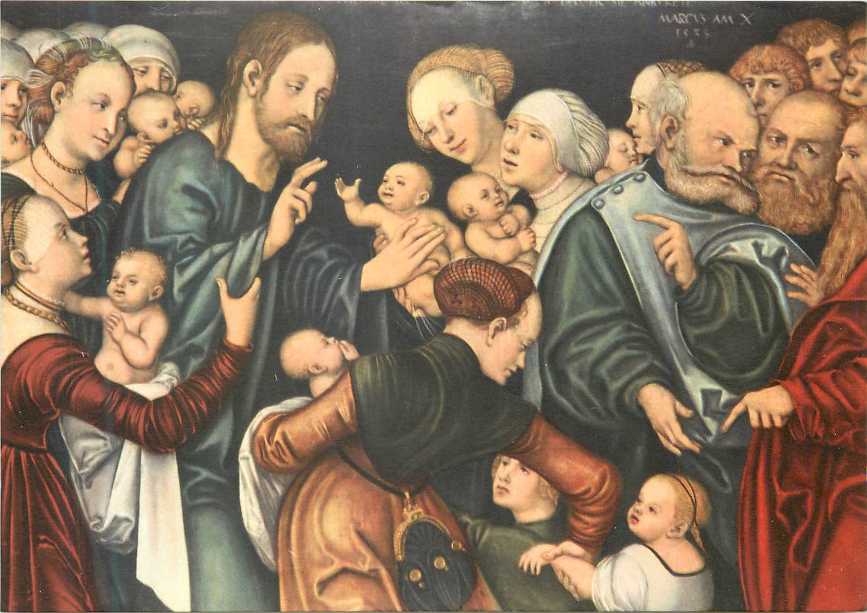 CPM Cranach Der Aeltere (1472 1533) Jesus Christ benissant les Enfants