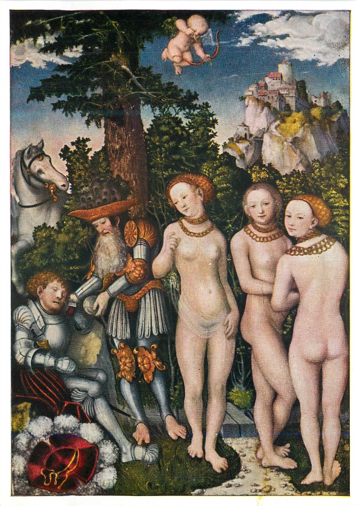 CPM Cranach Lucas (1472 1553) Le Jugement de Paris
